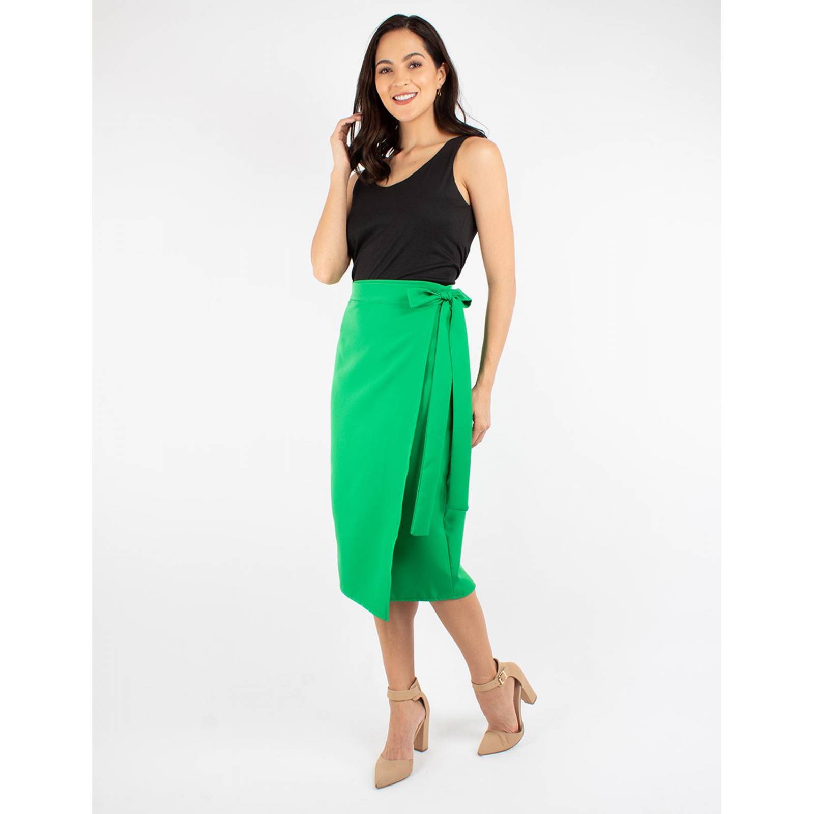 Falda lápiz envolvente 