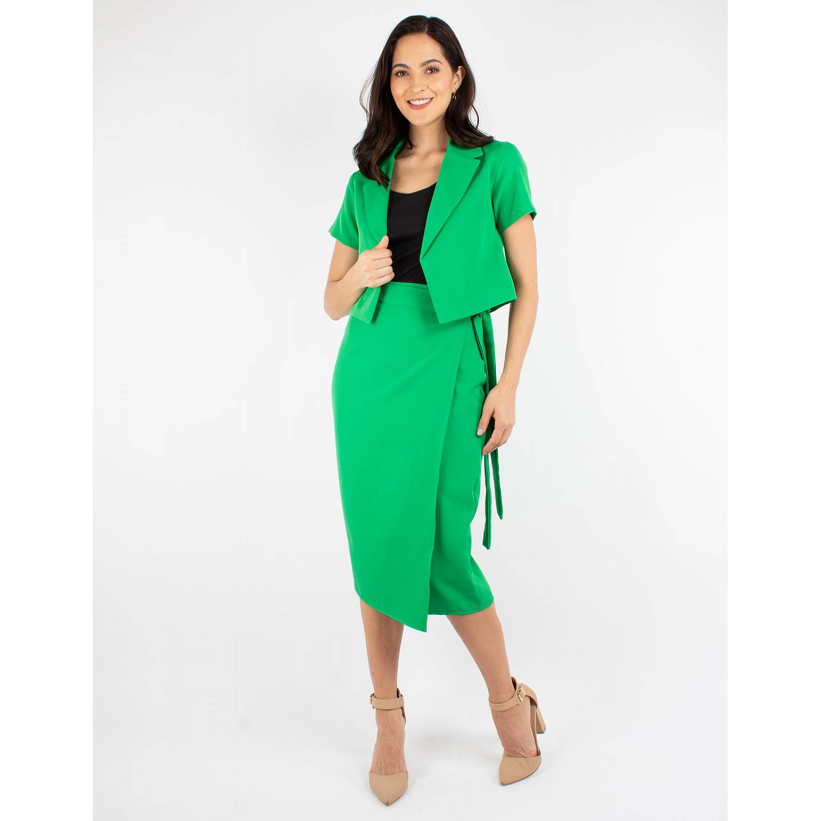 Falda lápiz envolvente 