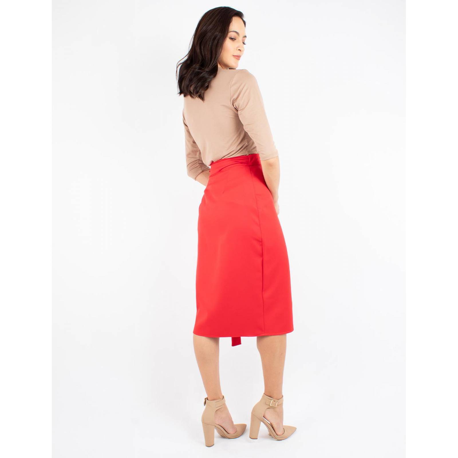 Falda lápiz envolvente 