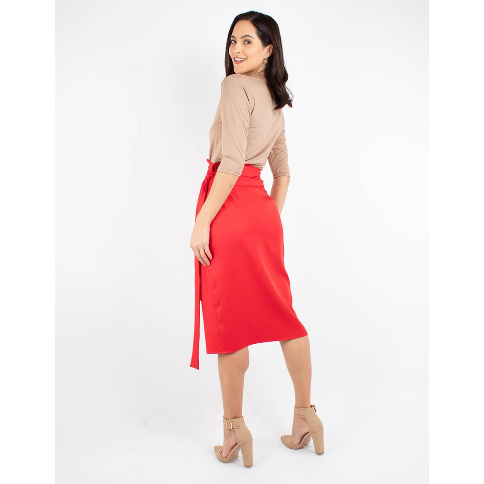 Falda lápiz envolvente 