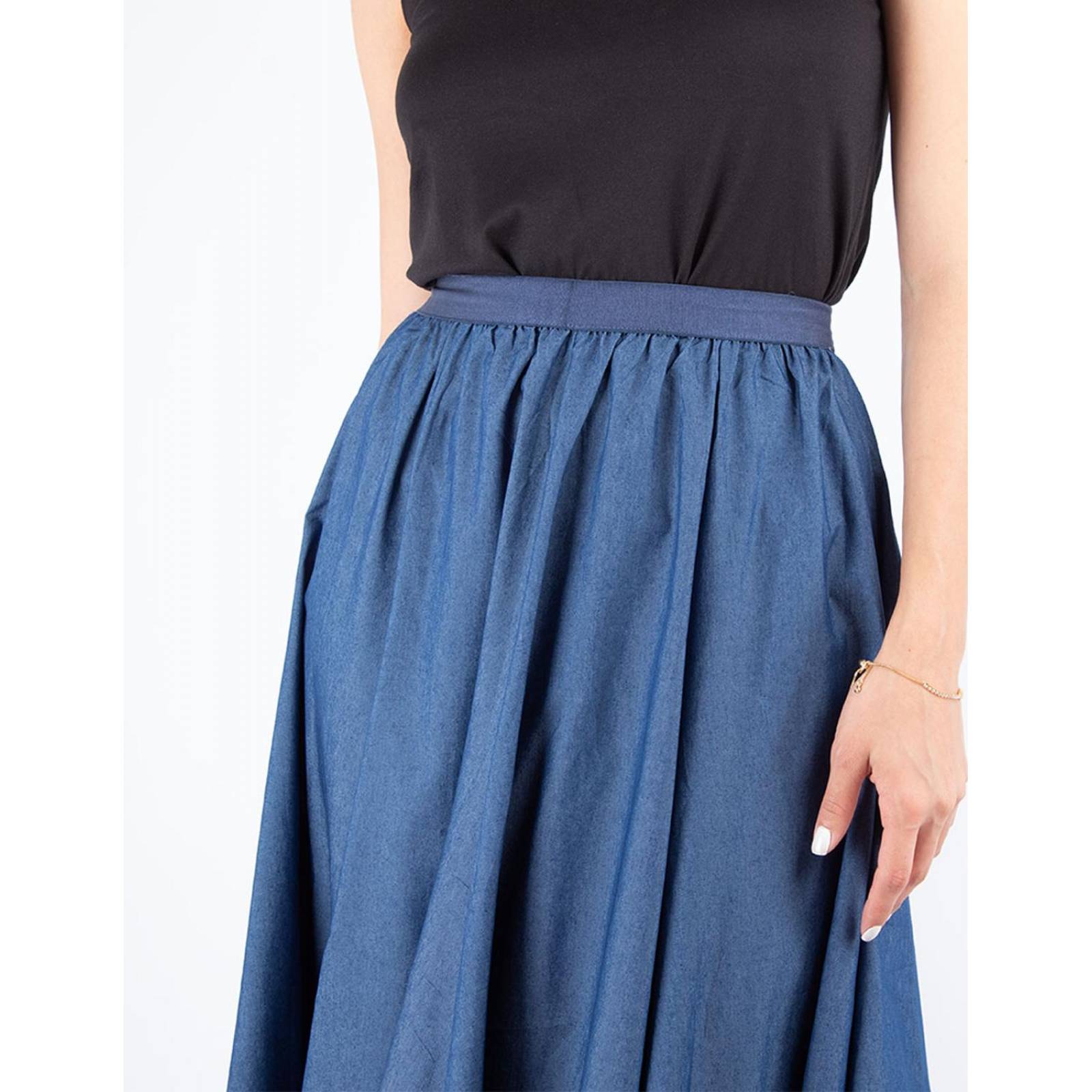 Falda circular mezclilla 