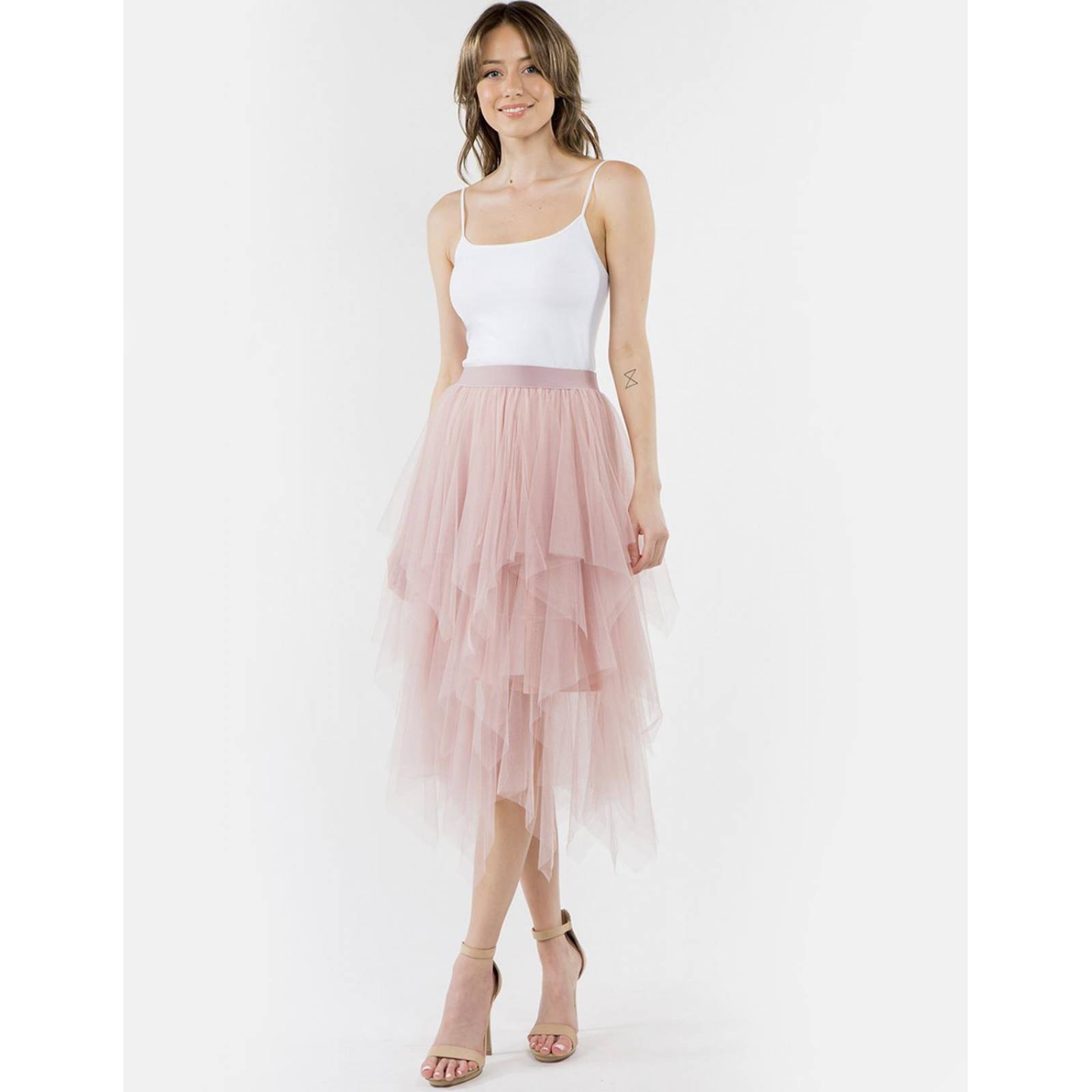 Falda tul picos AMAD para mujer 