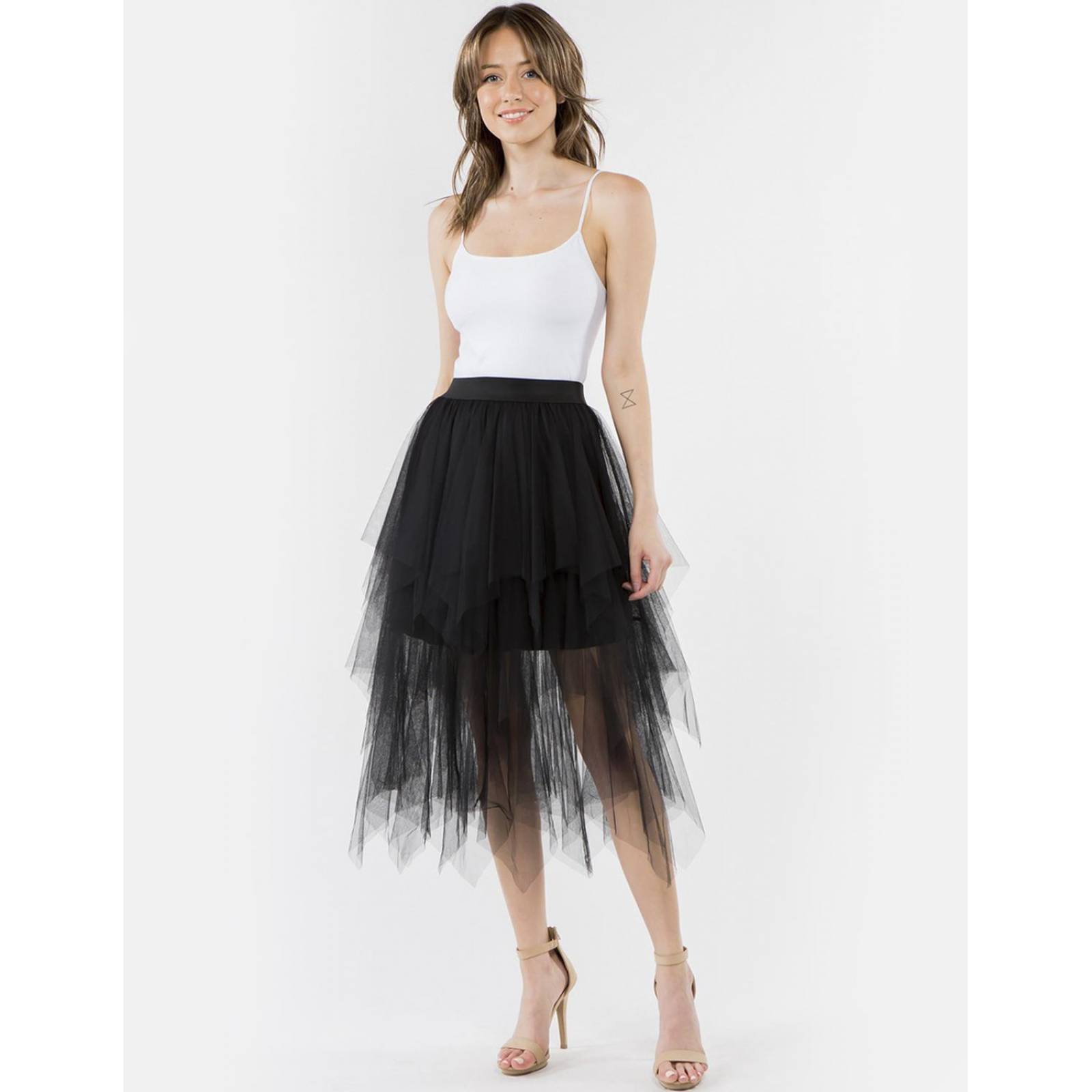 Falda tul picos AMAD para mujer 
