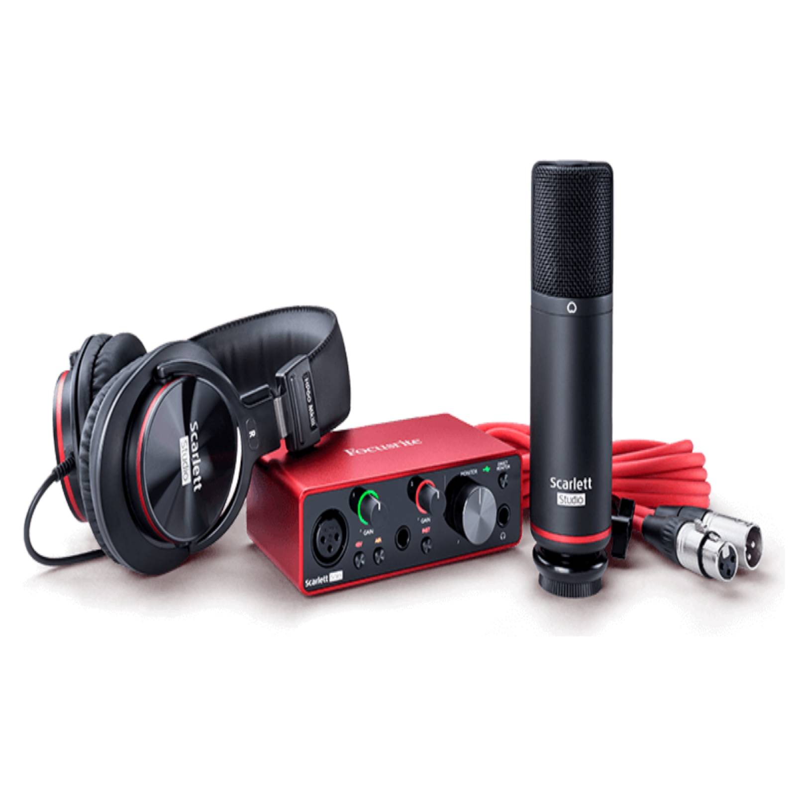 Paquete de Grabación 3 en 1 Focusrite solo Studio