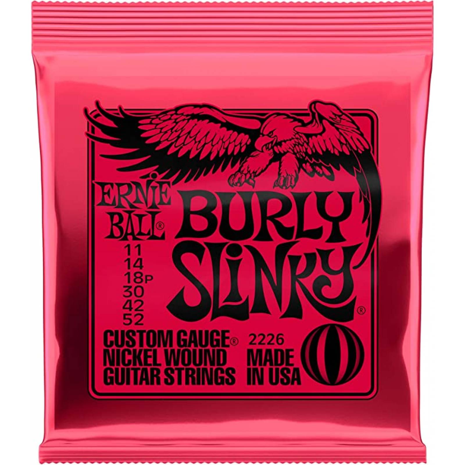 Cuerdas Ernie Ball para guitarra electrica Niquel 11-52