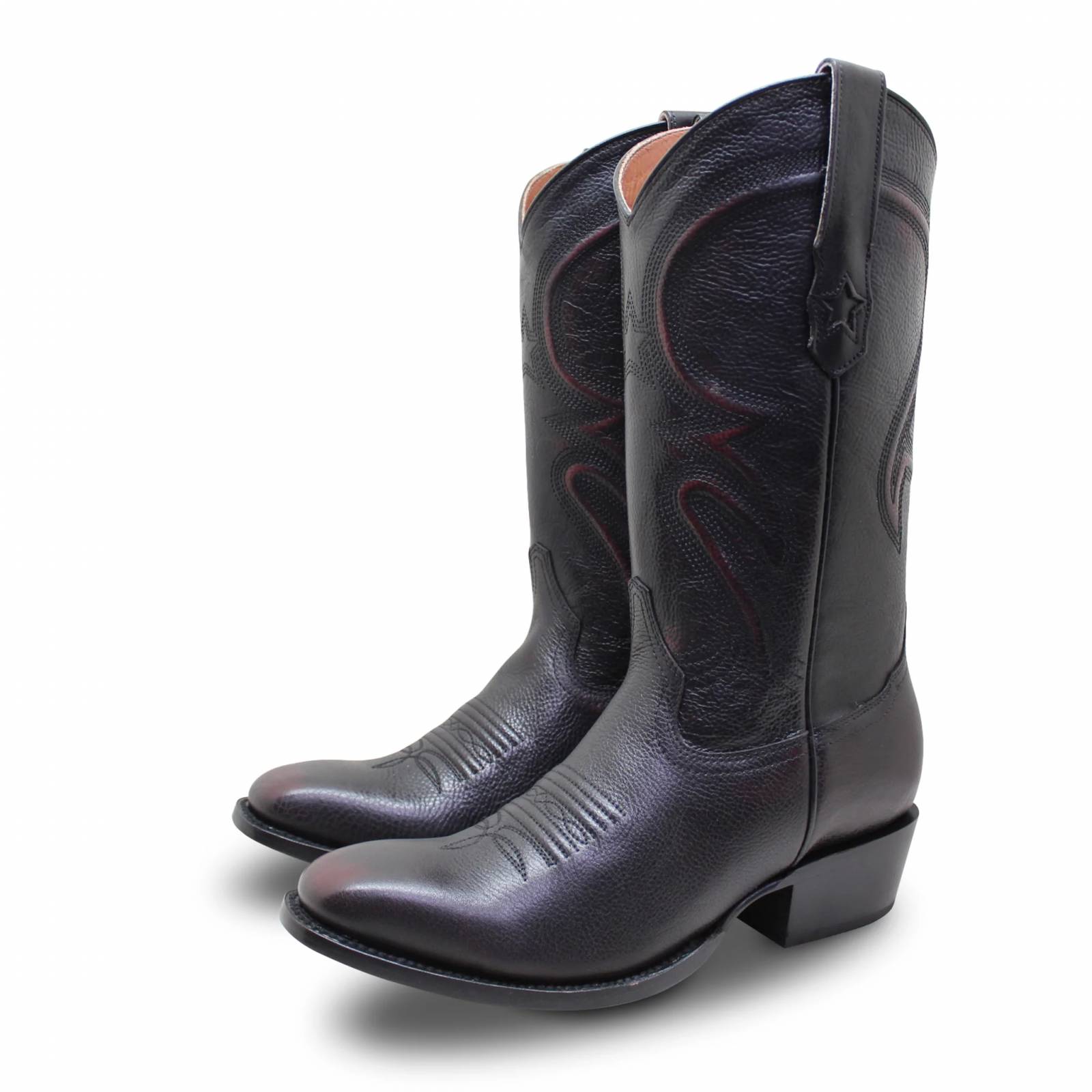 Botas De Piel Estilo Vaquero Tony Lama Tacón Cubano