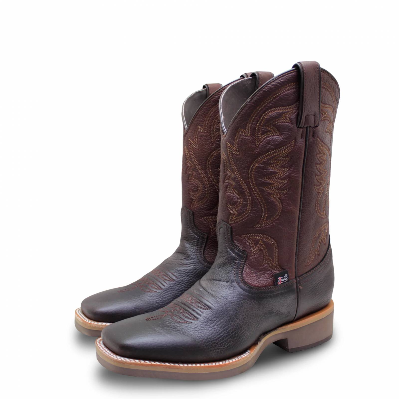 Botas Vaqueras Justin Para Hombre Con Suela Para Trabajo