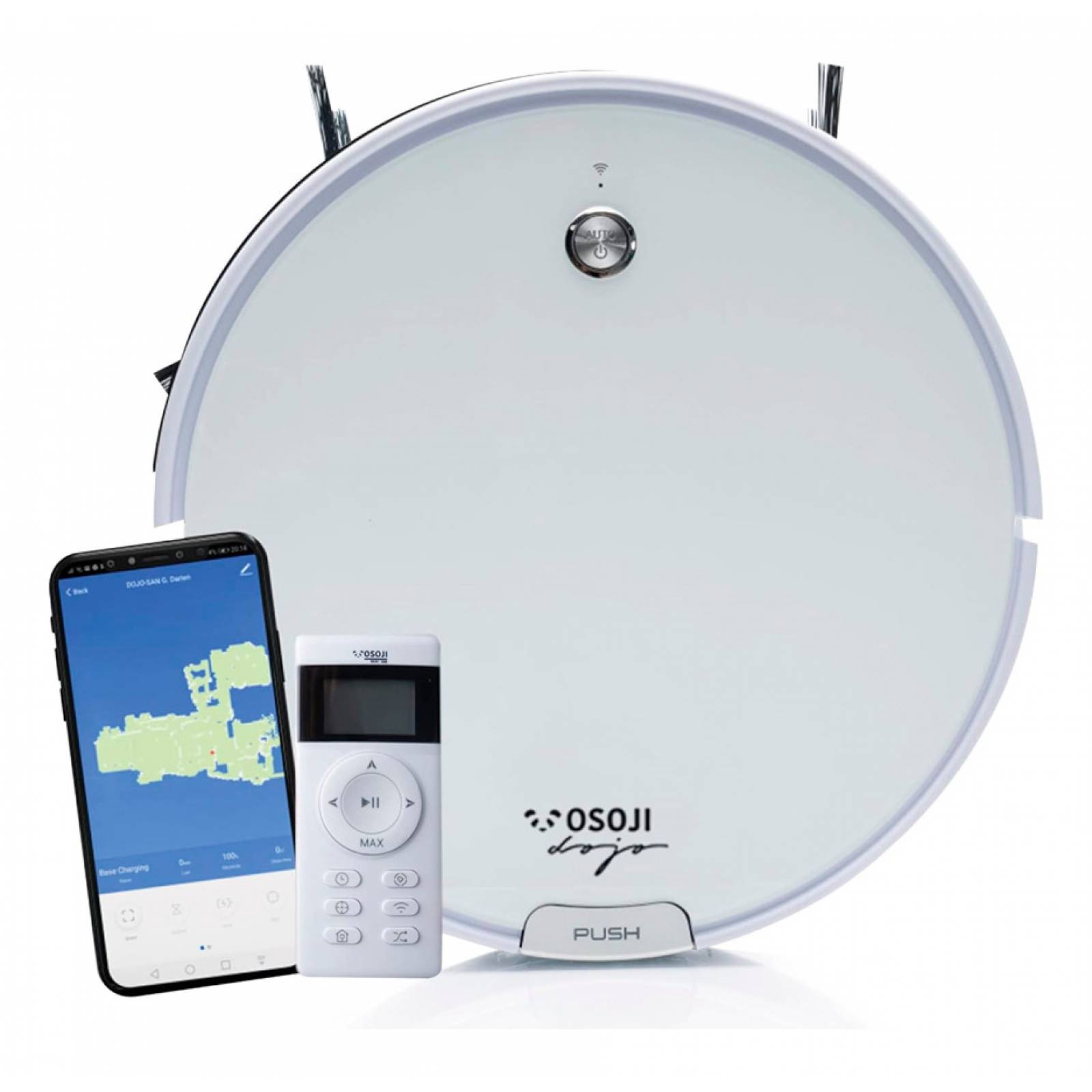 OSOJI Aspiradora Robot Dojo 990 Aspiradora para Pelo y Polvo