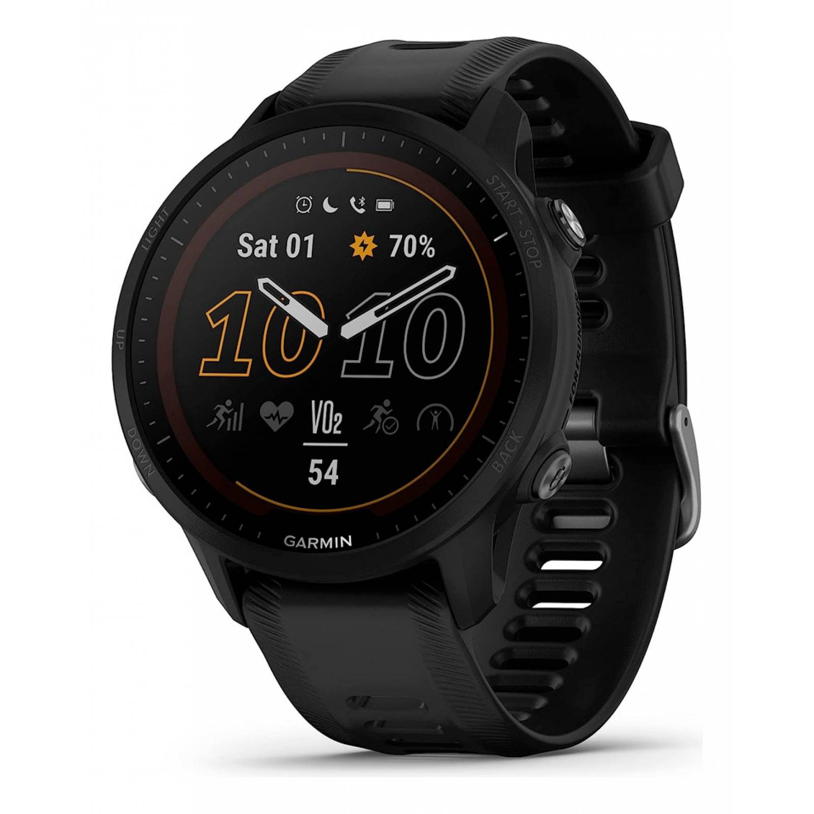 Reloj Smartwatch Deportivo Garmin Forerunner 955 Solar 1.3 Pulgadas Negro