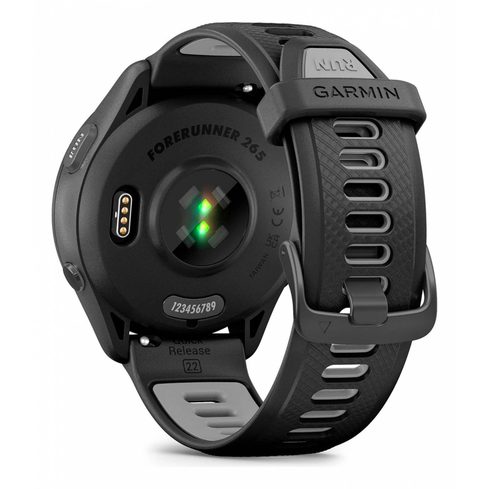 Reloj Smartwatch Deportivo Garmin - Forerunner 265 Music Negro, 46 mm