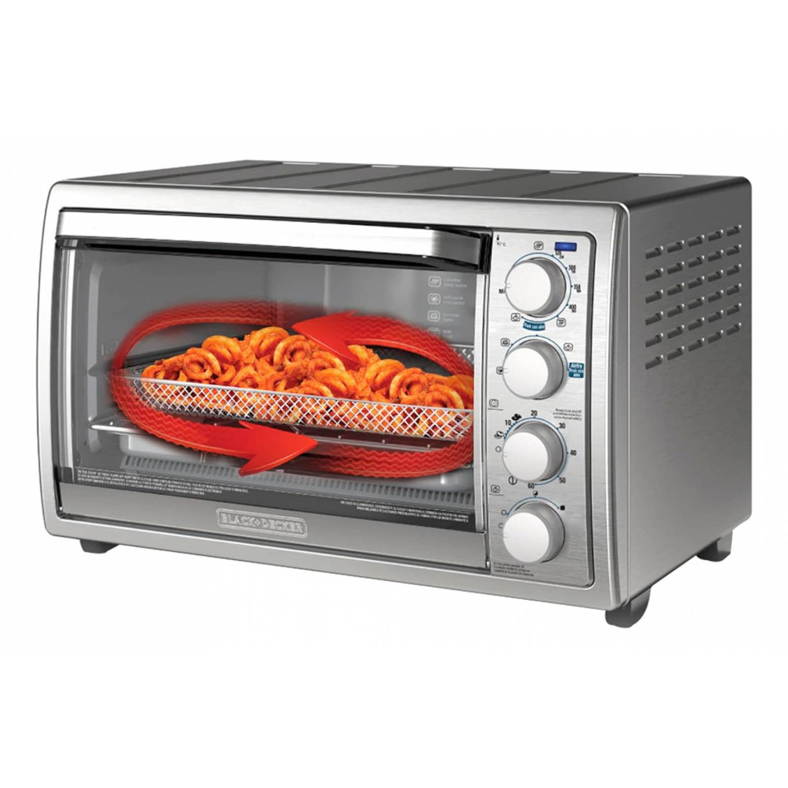 Horno Freidora de Aire BLACK and DECKER 3 en 1 TO4315SSLA