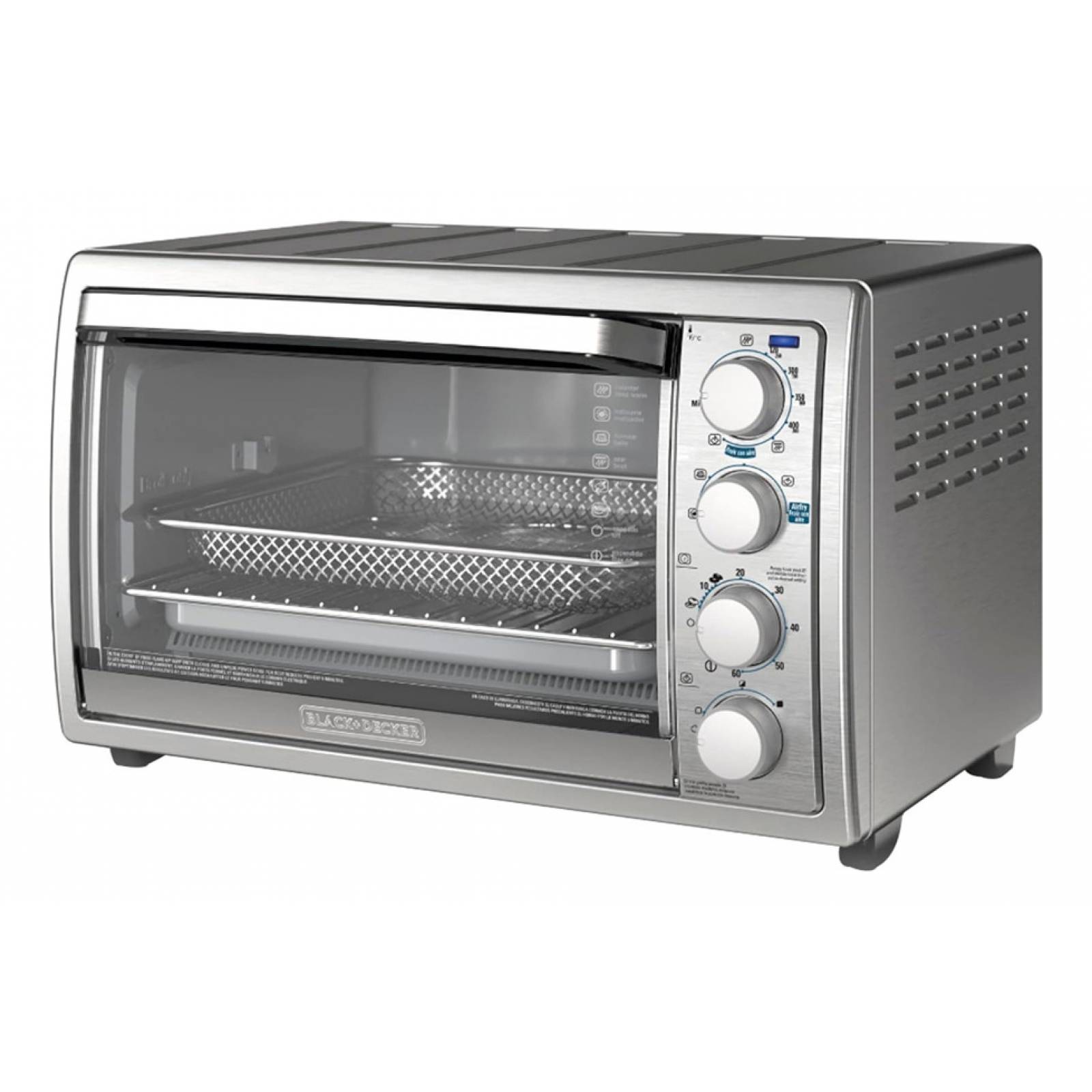 Horno Freidora de Aire BLACK and DECKER 3 en 1 TO4315SSLA