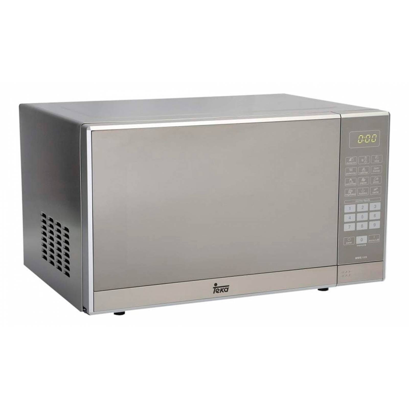 Microondas TEKA 1.1 Pies con GRILL Acero MWG 1.1X