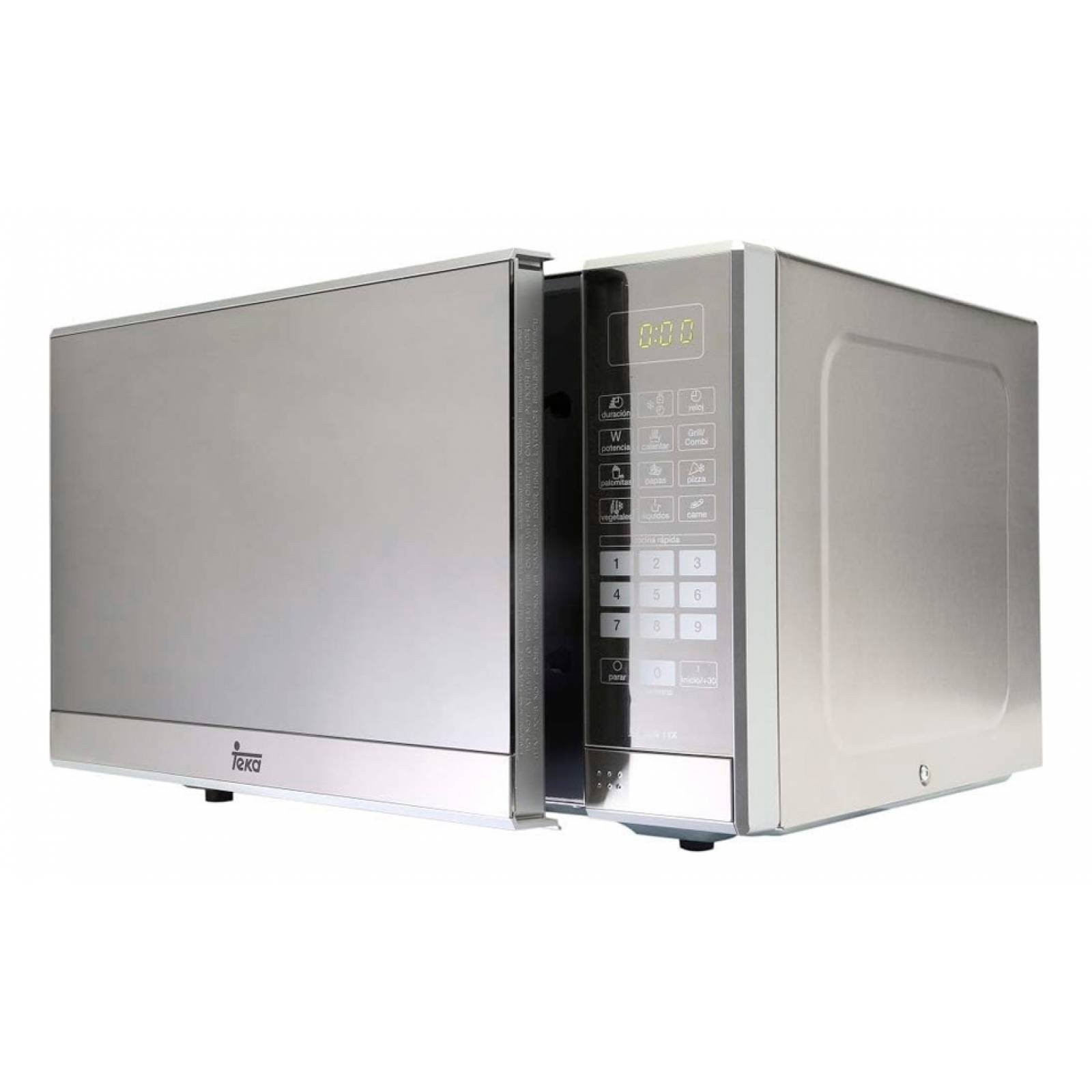 Microondas TEKA 1.1 Pies con GRILL Acero MWG 1.1X