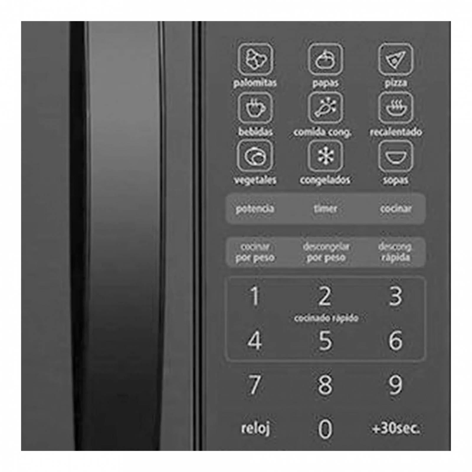 Microondas Mabe 0.9 Pies Negro HMM09NJ