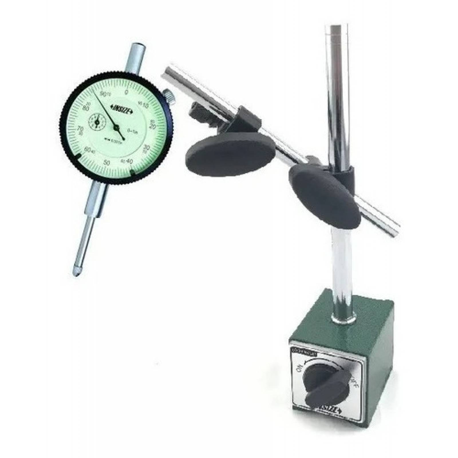 Indicadooor Caratula 0-1 Con Base Magnetica + Estuche Plastic