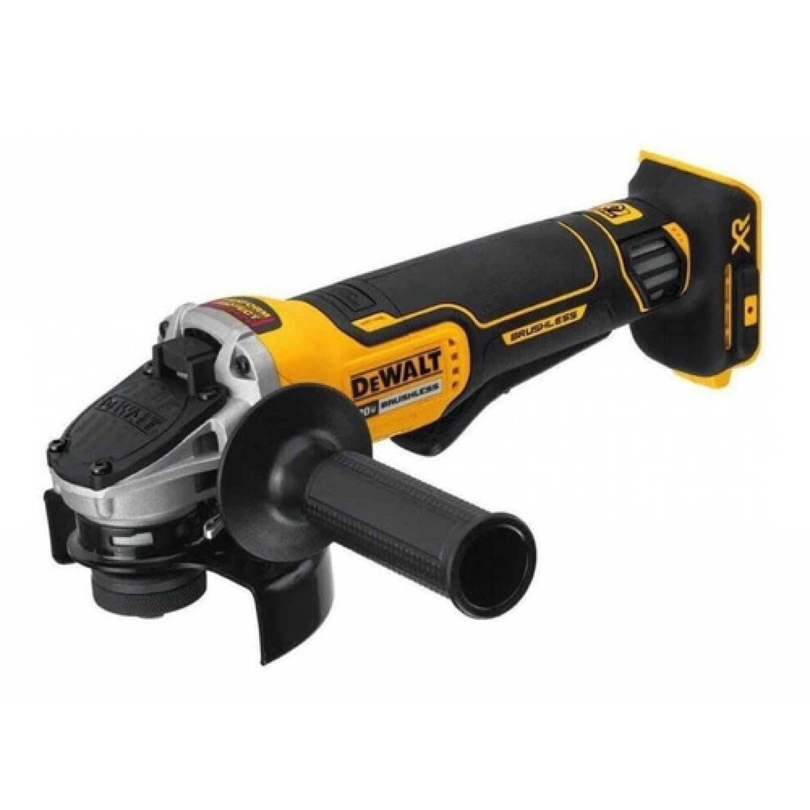 Esmeriladora angular inalámbrica DeWalt DCG413P2 amarilla 800 W