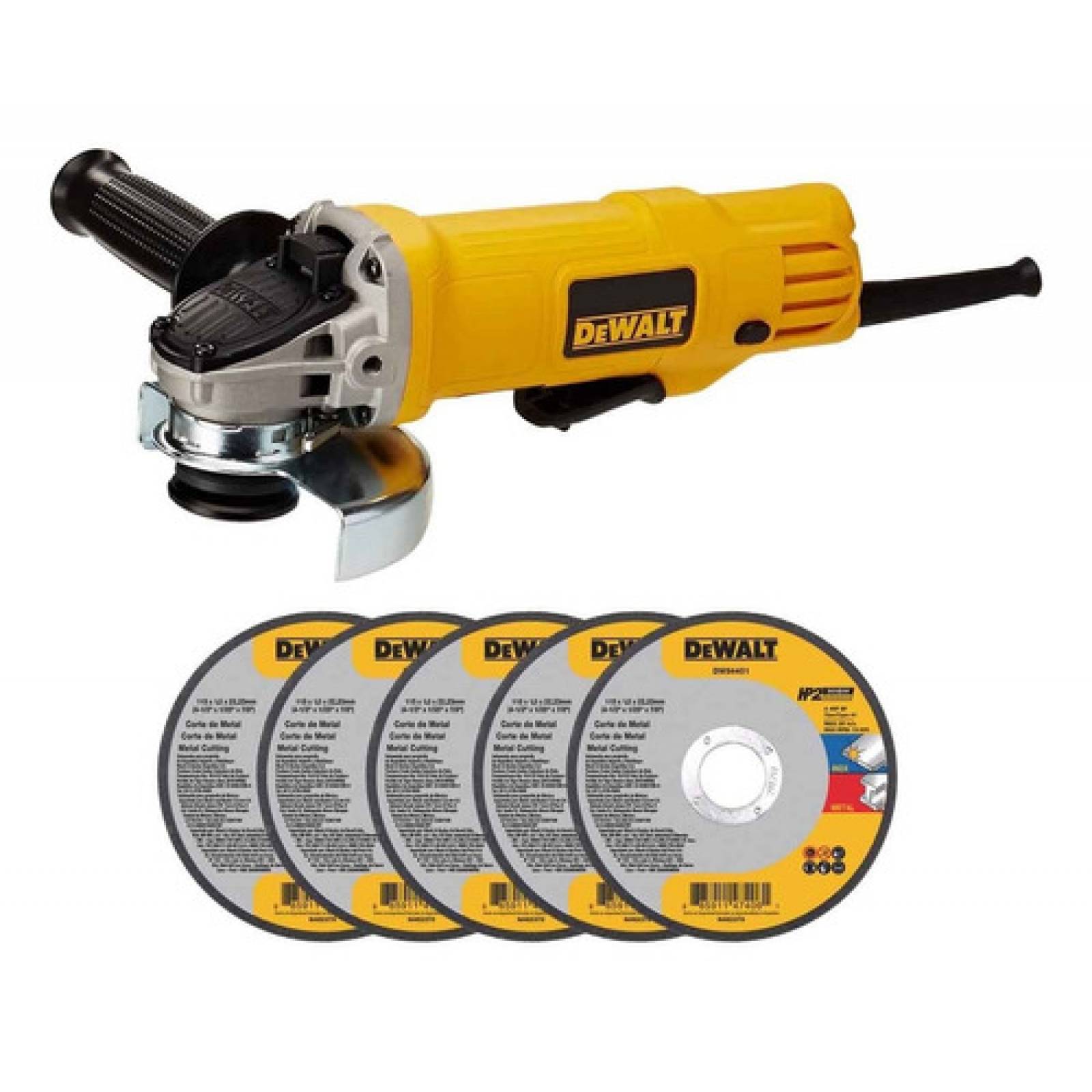 Mini Pulidora Esmeriladora 900w 4 1/2 Discos Regalo Dewalt