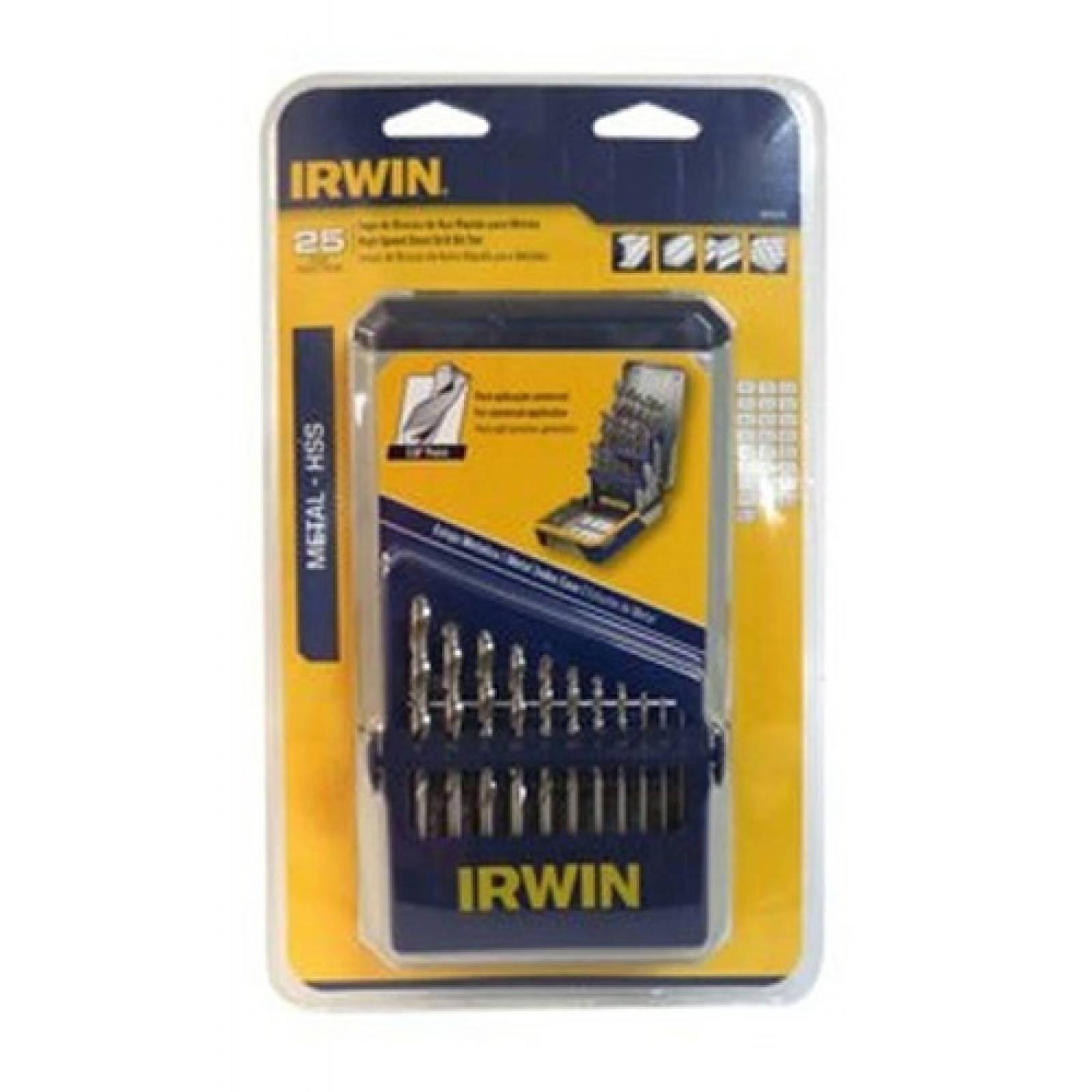 Juego De Brocas Para Metal 29 Piezas 1/16-1/2 1865305 Irwin