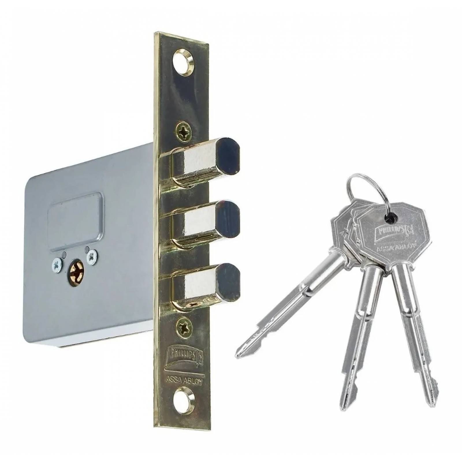 Cerradura De Embutir Phillips X-1000bolt Latón