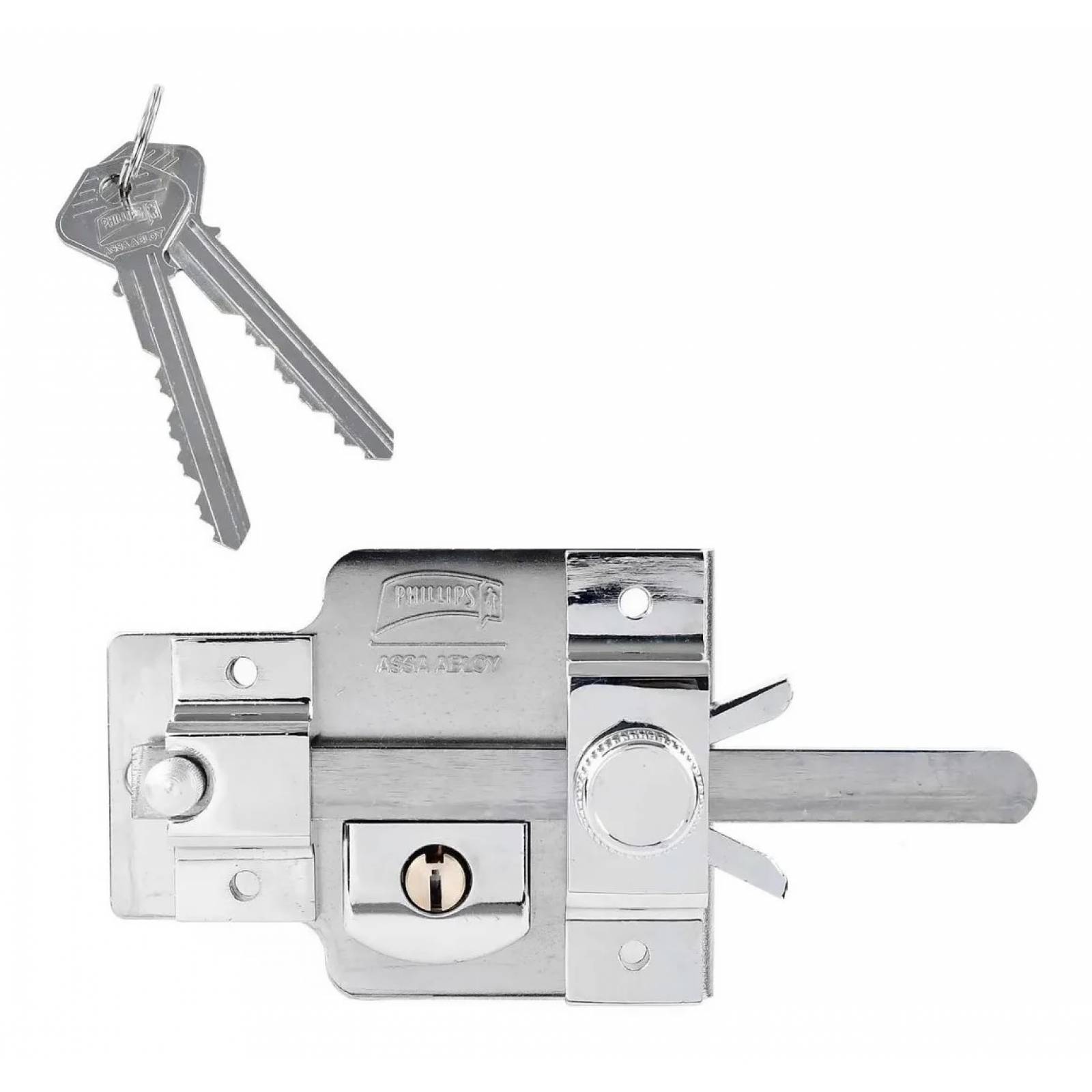 Cerradura De Sobreponer Phillips 850 D Ac Derecha Cromo