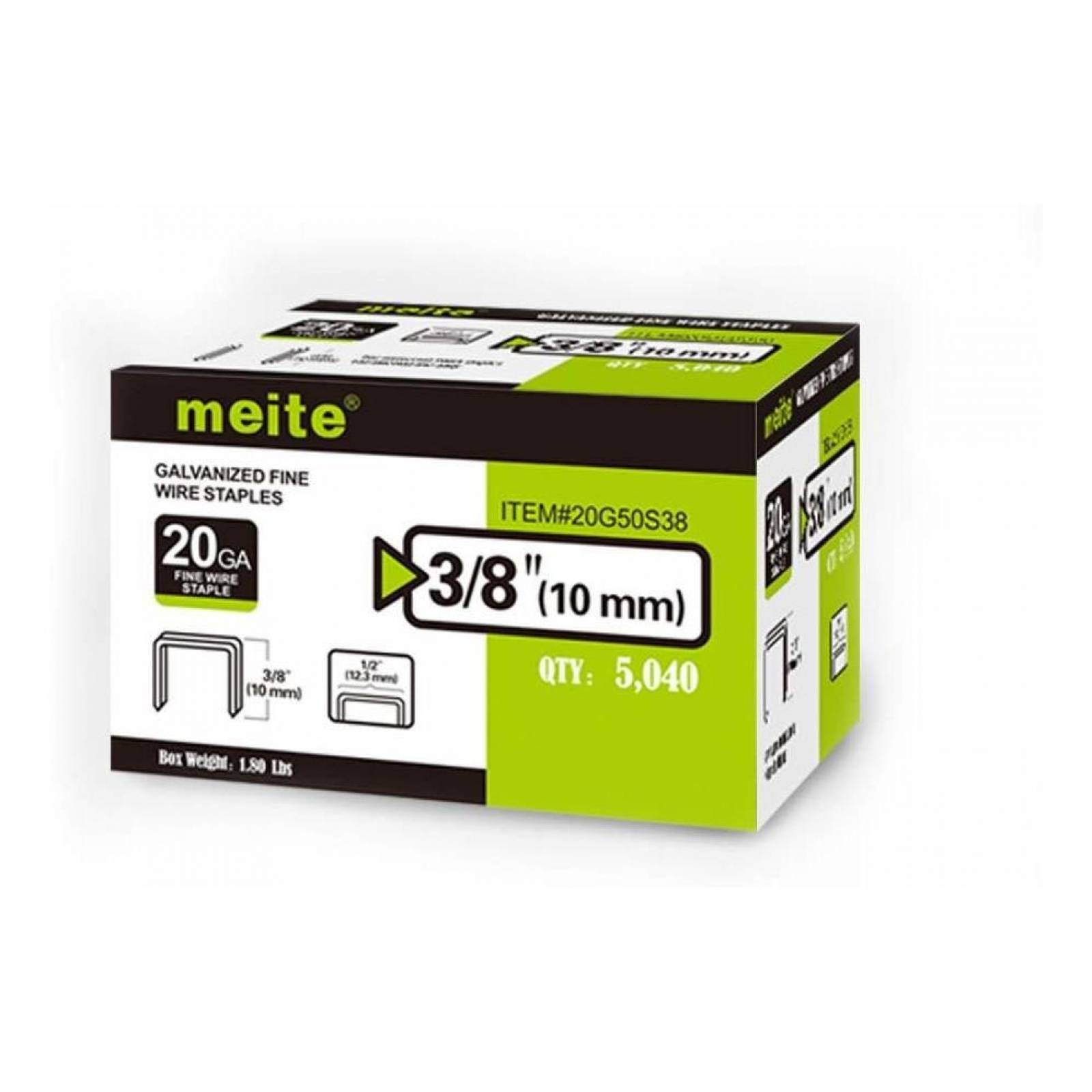 Meite 20 Gauge 50 Series De 1/2 Pulgadas Por Longitud De La