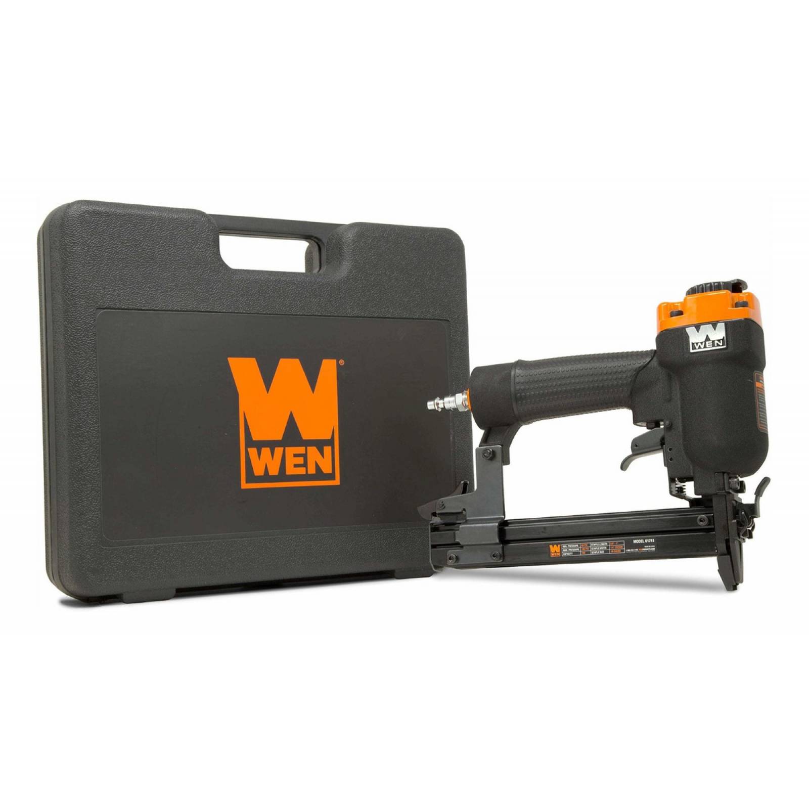 Wen 61711 Grapadora Neumática De Estrecha (calibre 18, 3/8 A