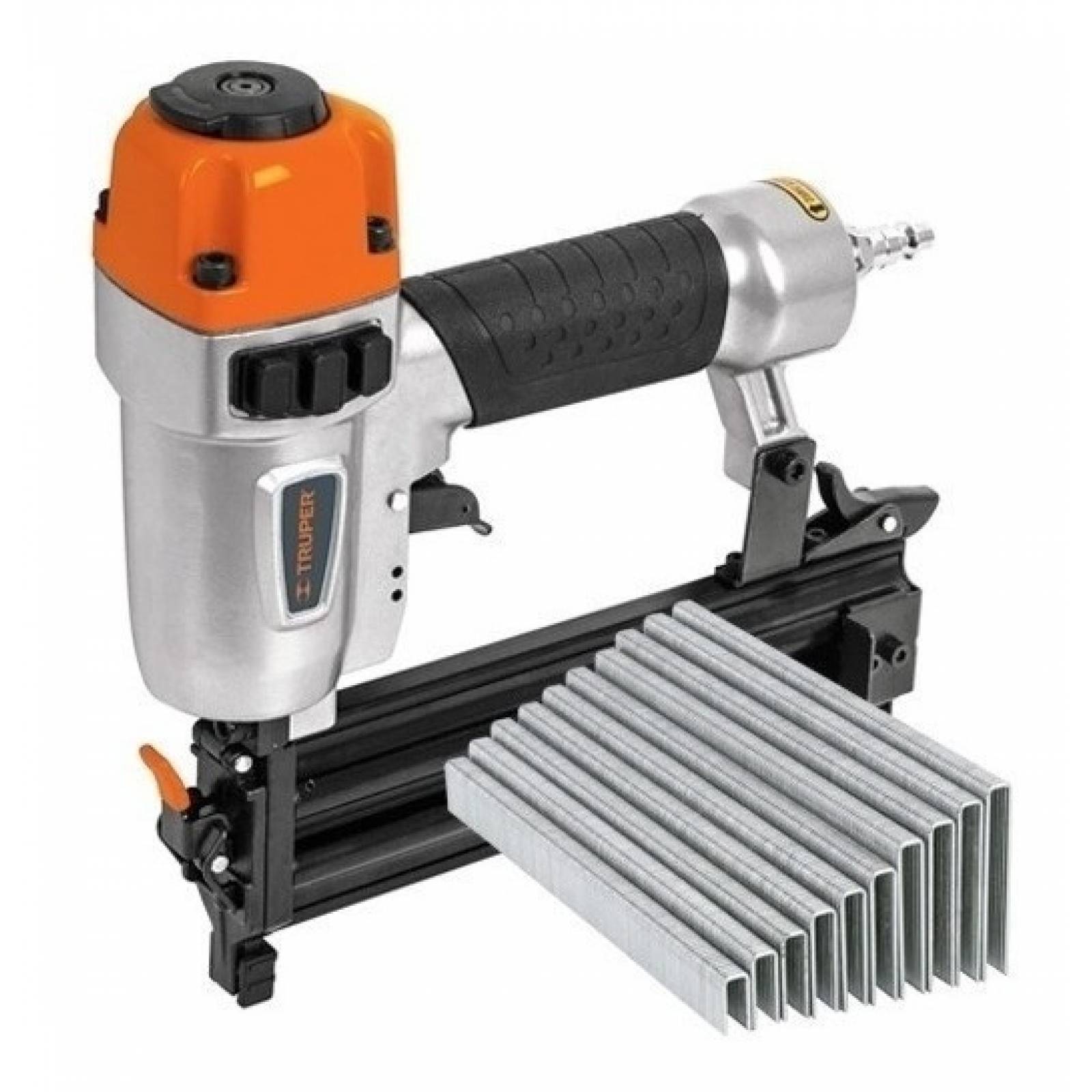 Engrapadora Neumática 13176 + Grapas 25 Mm, 5mil Pzas 18274