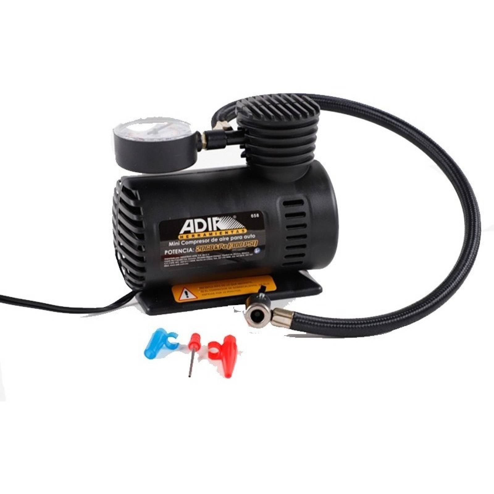 Compresor De Aire Mini Batería Portátil Adir 658