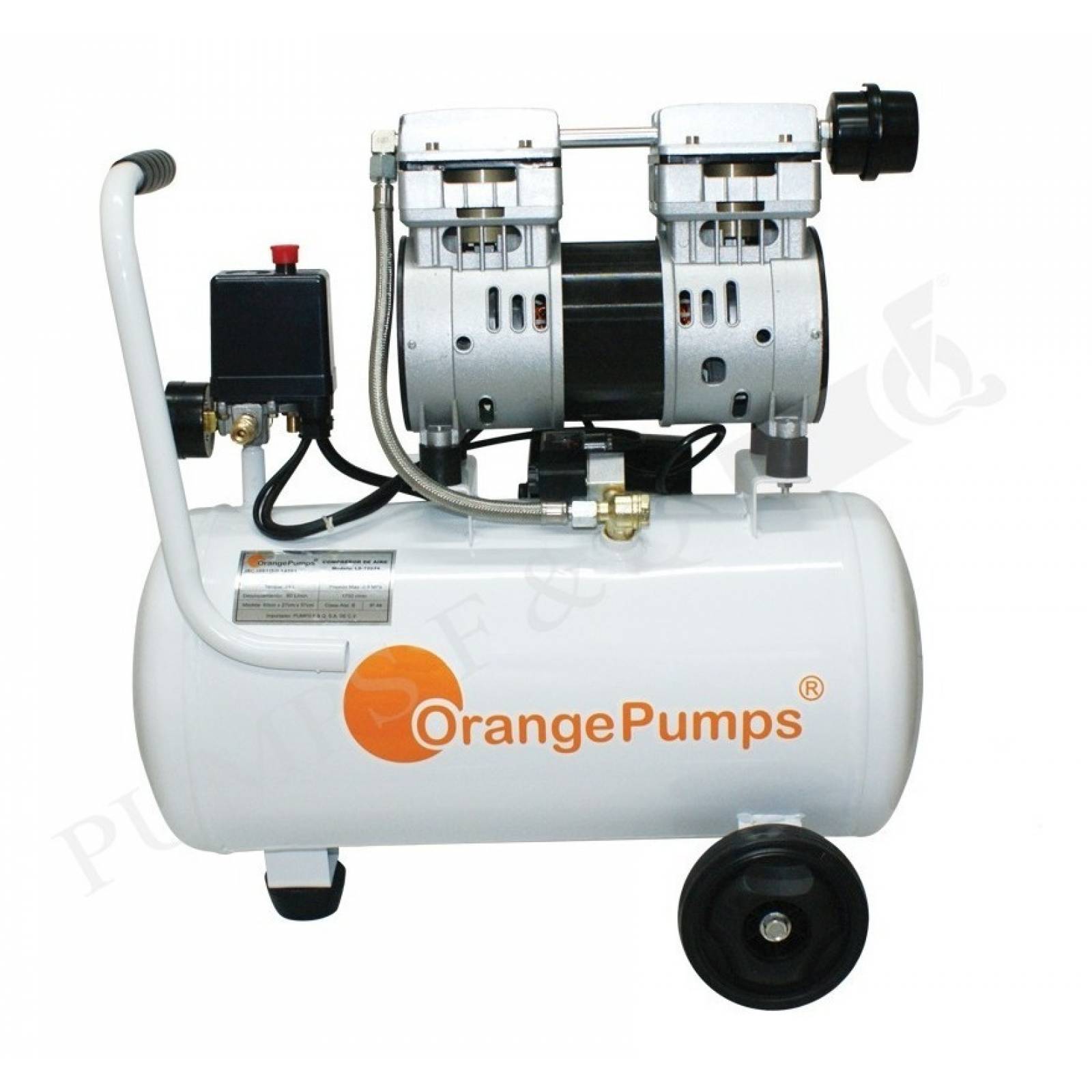 Compresor De Aire Libre De Aceite 30 Litros 1 Hp Ld-75030