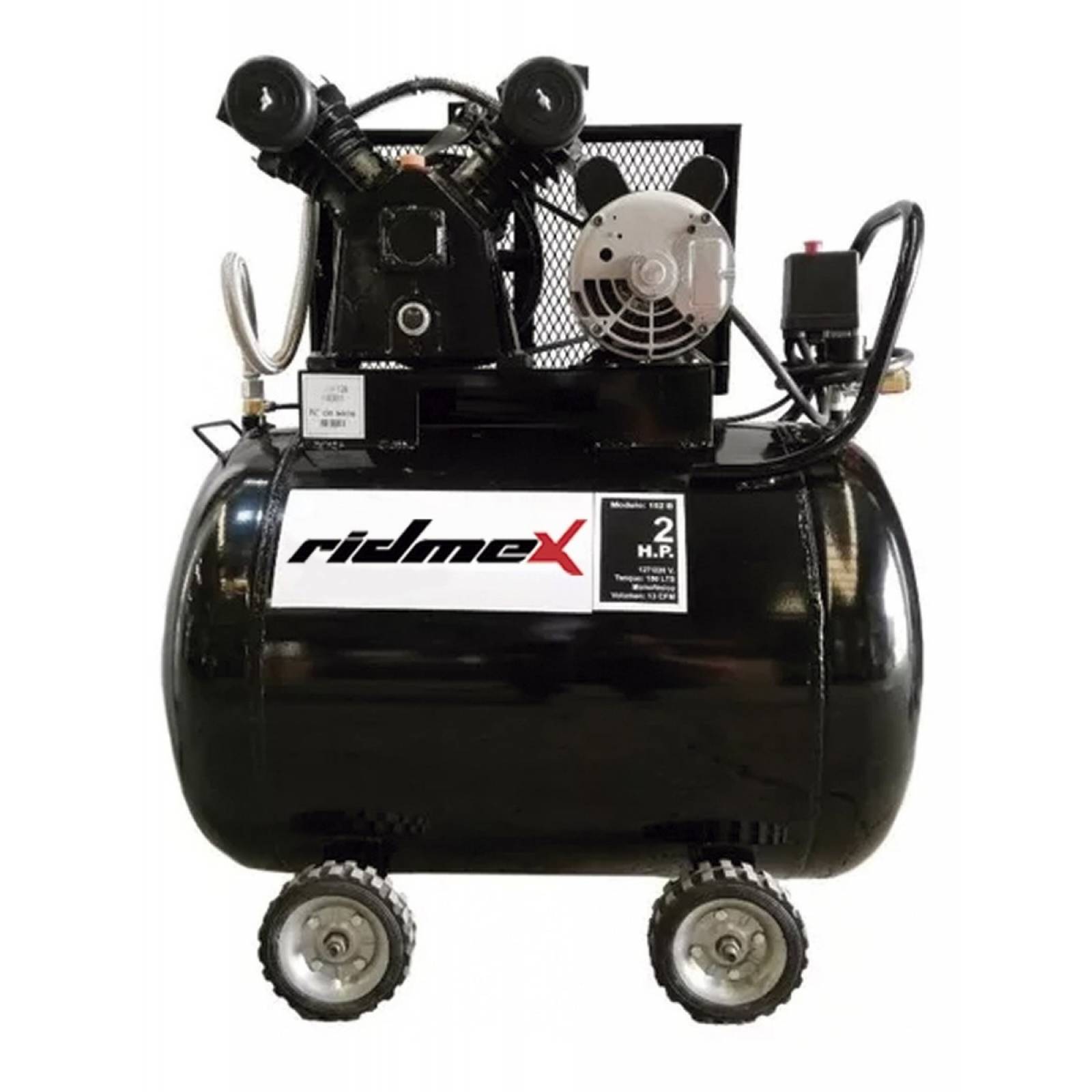 Compresor Aire 150 Lts. Motor 2 Hp Cabezal 3 Hp 11 Cfm H152b