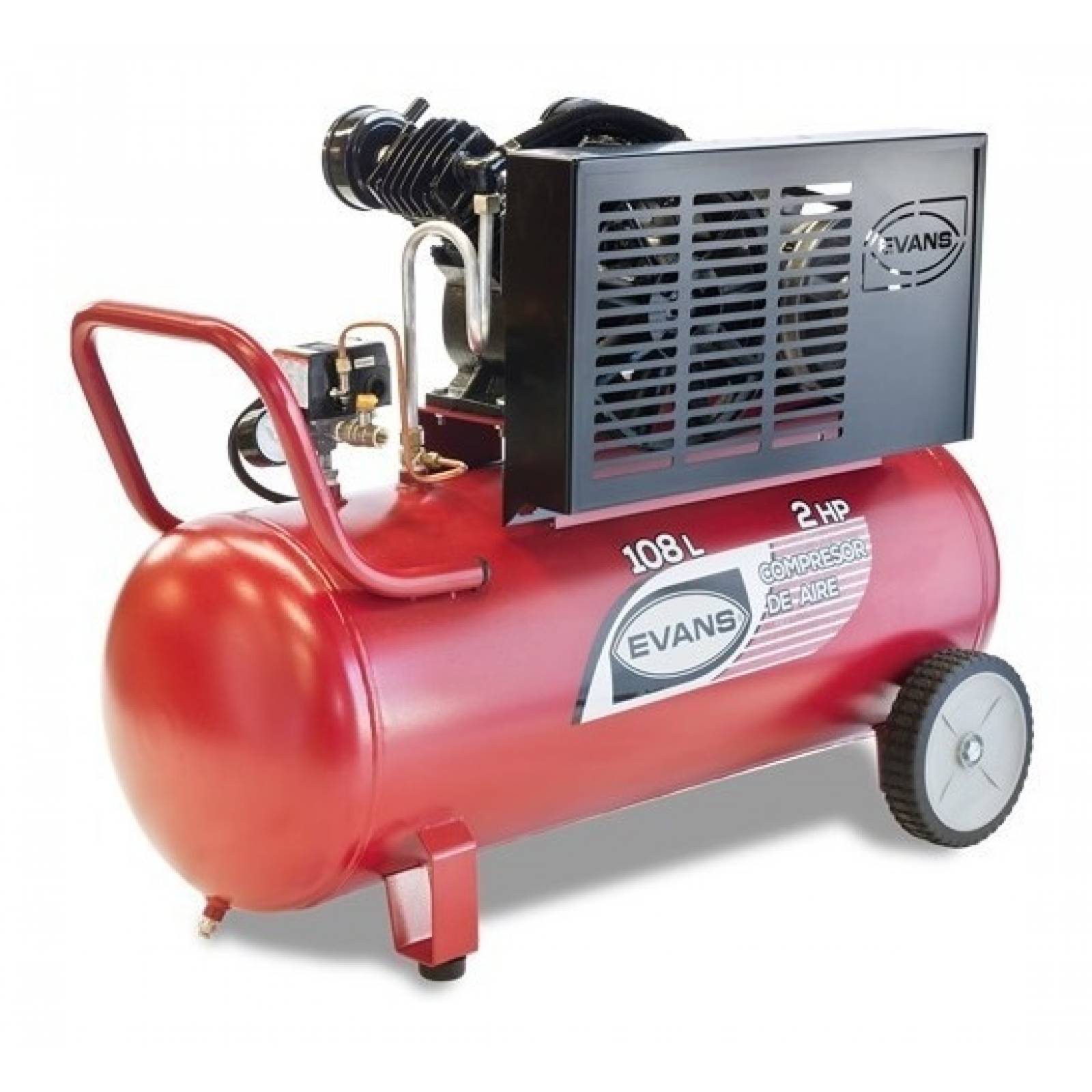 Compresor De Aire Evans 108 Litros 2 Hp 110v E13vme200-108