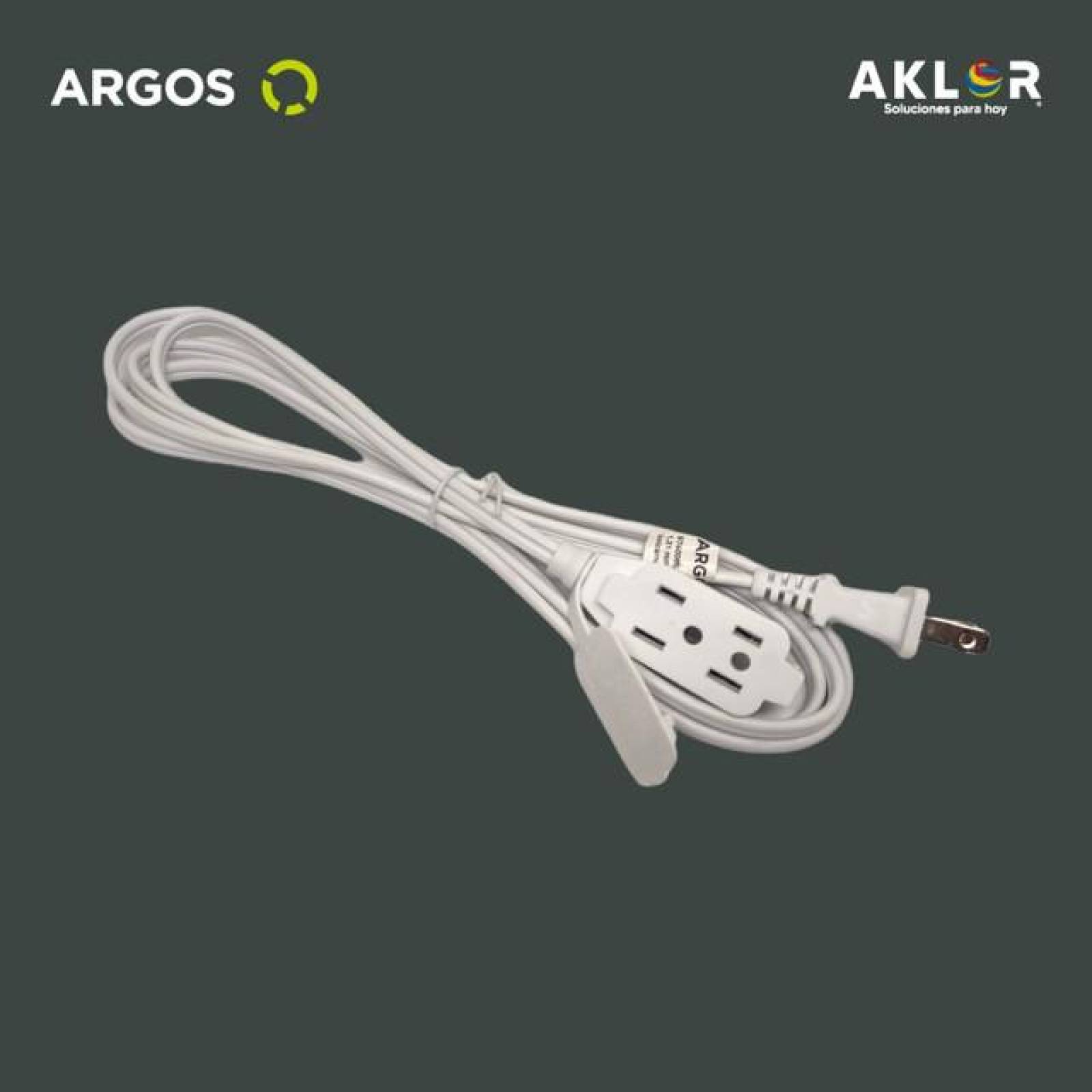 ARGOS 9740065 EXTENSIÓN ELECTRODOMÉSTICA 2 METROS 16 AWG 
