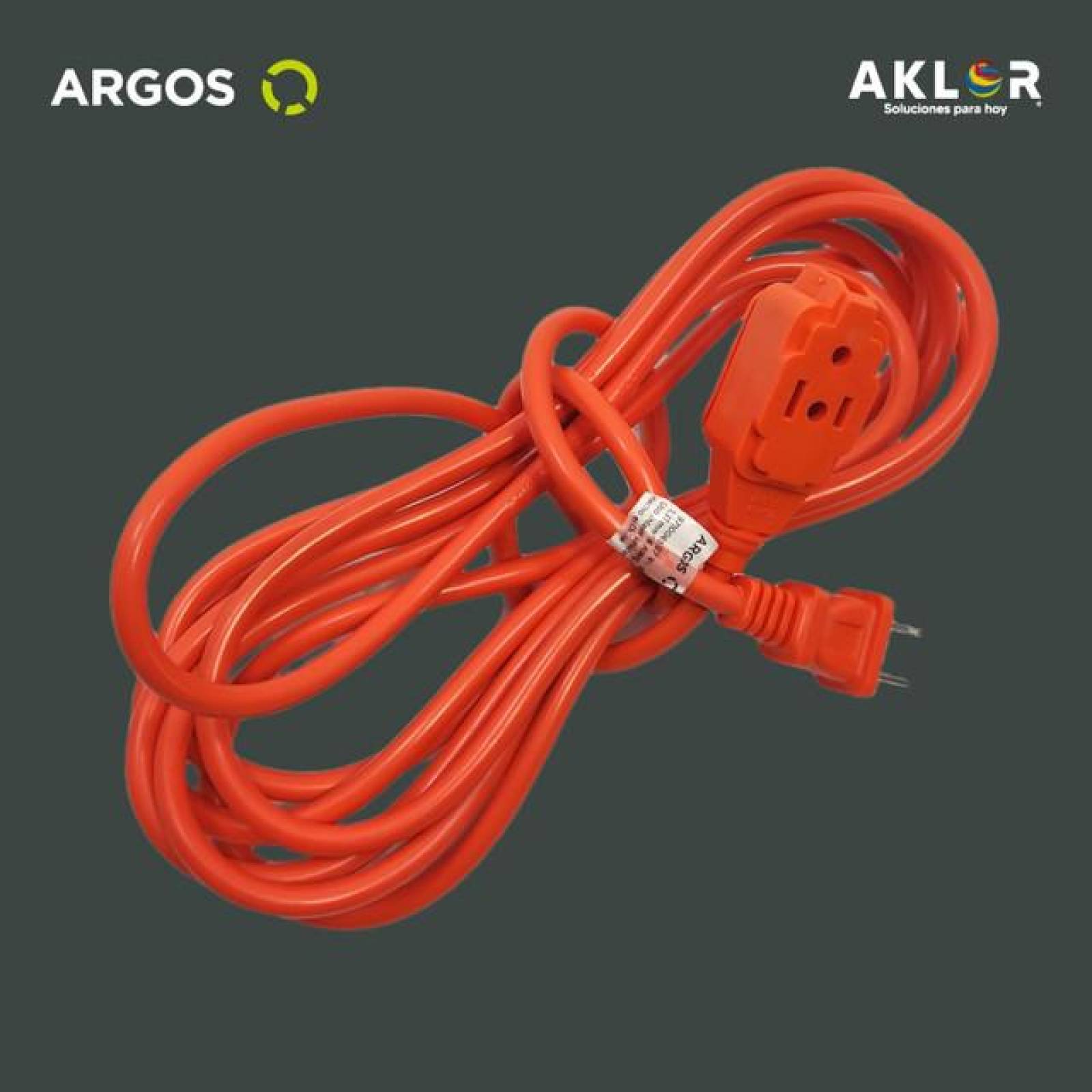 ARGOS 9710065 EXTENSIÓN USO RUDO 4 METROS 16 AWG DE 2 CABLES