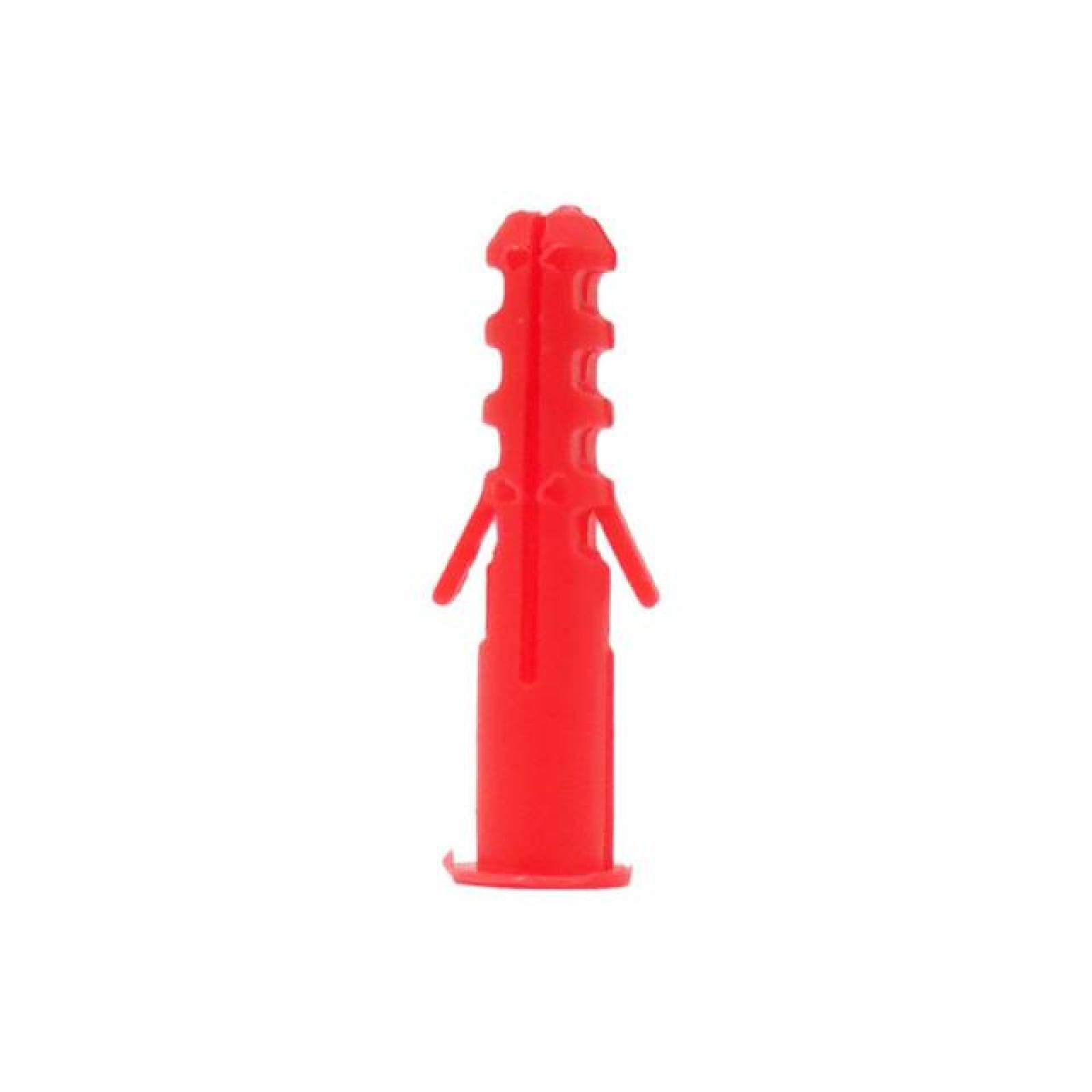 ARGOS TAQ0100R TAQUETES DE PLÁSTICO 1/4 PULG (6 mm) ROJO 