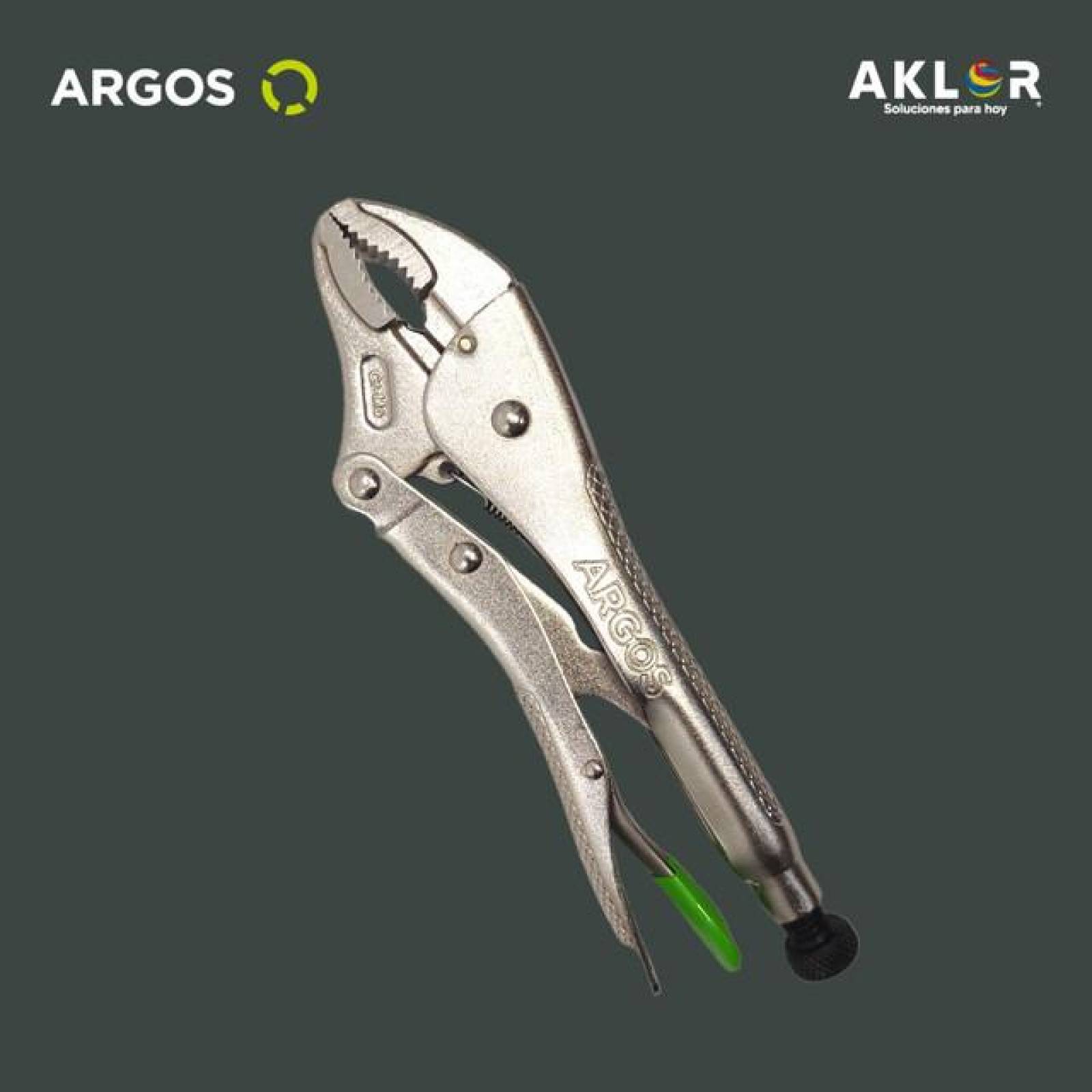 Pinzas de presión con mordaza curva - Argos