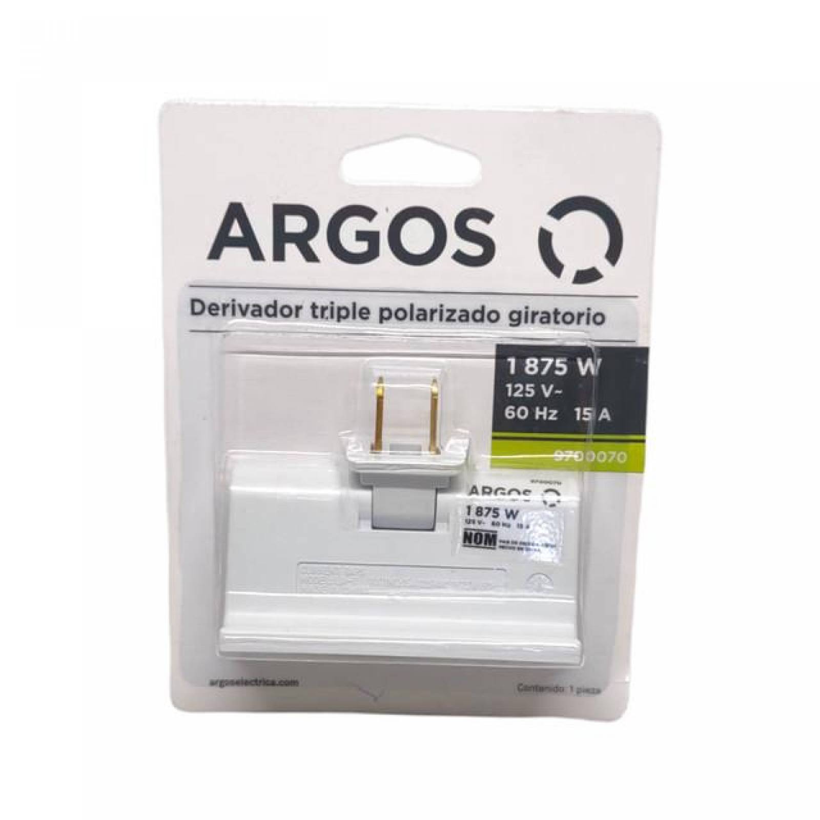 ARGOS 9700070 MULTICONTACTO TRIPLE GIRATORIO