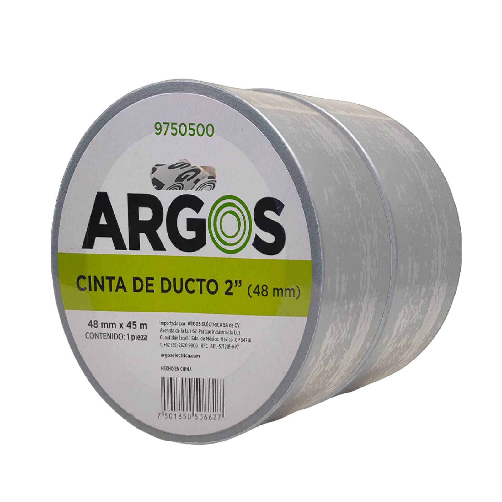 ARGOS 9750500 CINTA DE DUCTO 48 MILIMETROS x 45 METROS