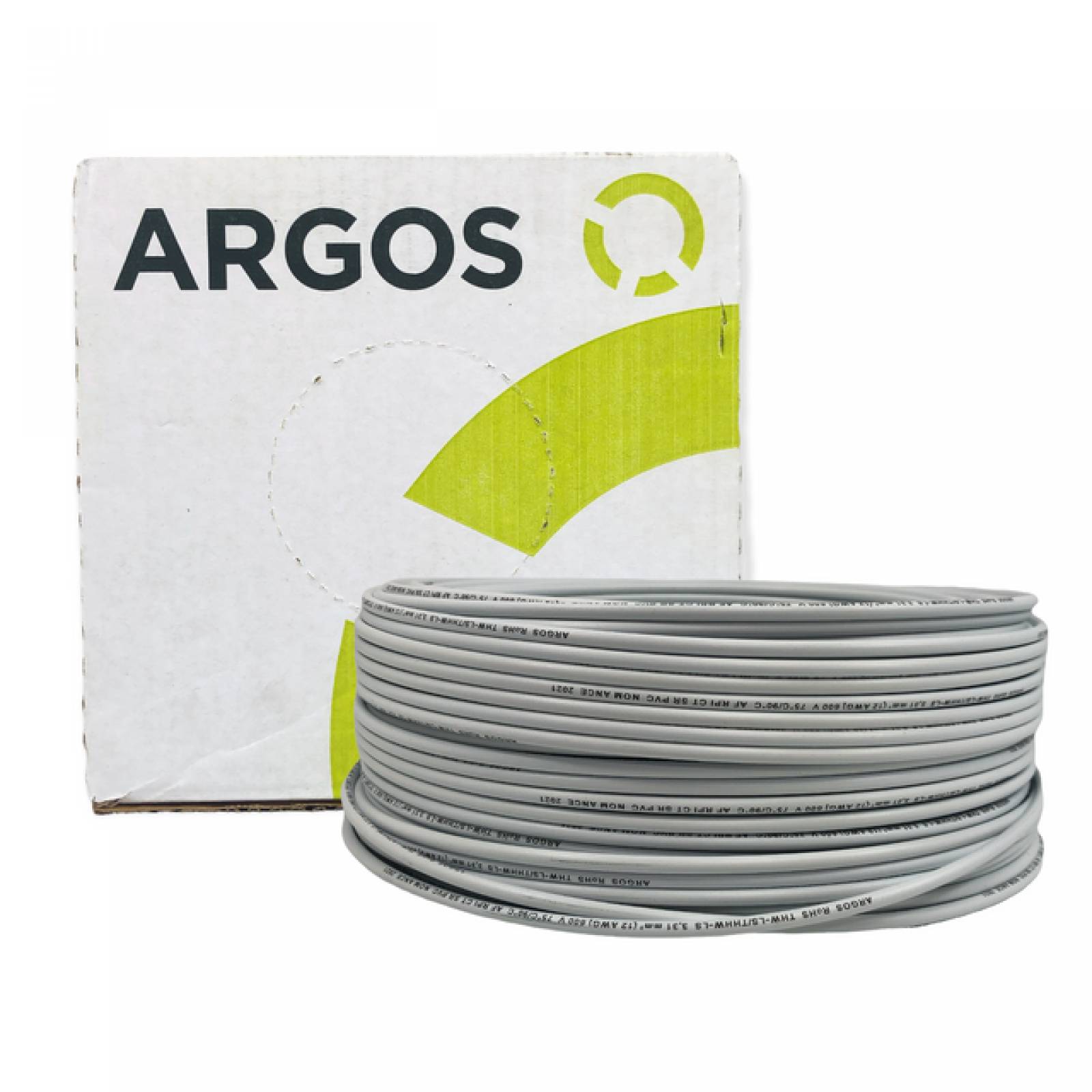 Cable de cobre THHW-LS calibre 12 Blanco 100m ARGOS 1100124