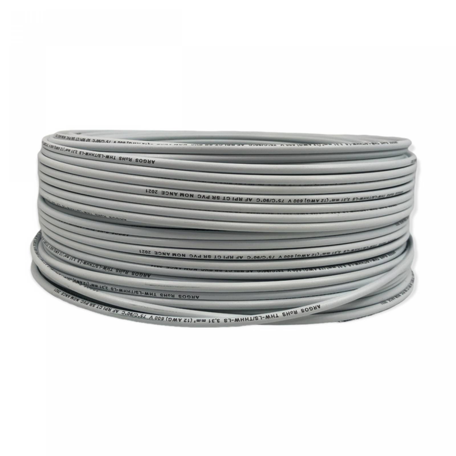 Cable de cobre THHW-LS calibre 12 Blanco 100m ARGOS 1100124