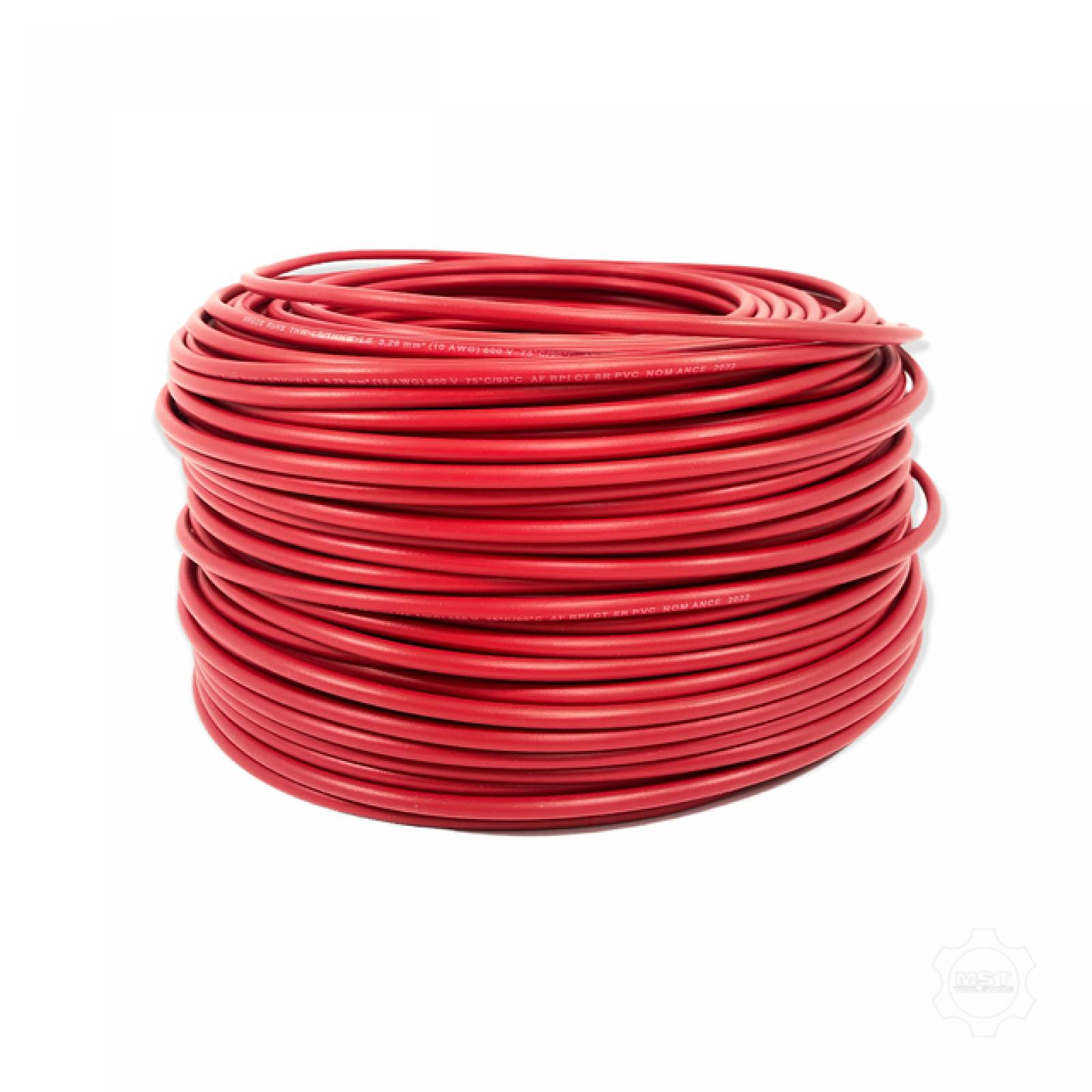 Cable de cobre THHW-LS calibre 10 Rojo 100m ARGOS 1100101 