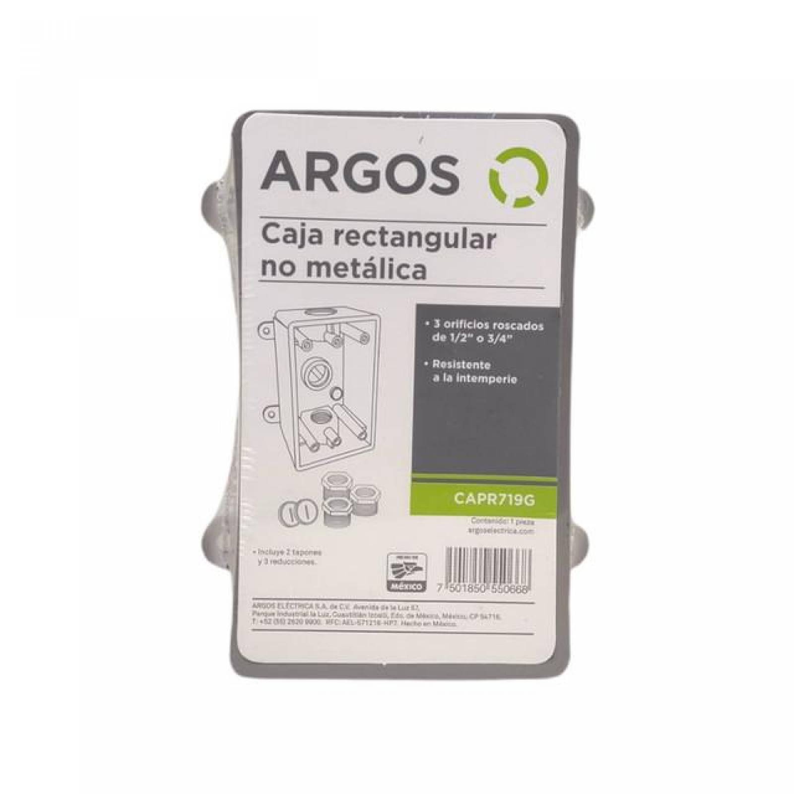 ARGOS CAPR719G CONDULET FS 3 SALIDAS DE 1/2 in 3/4 in 