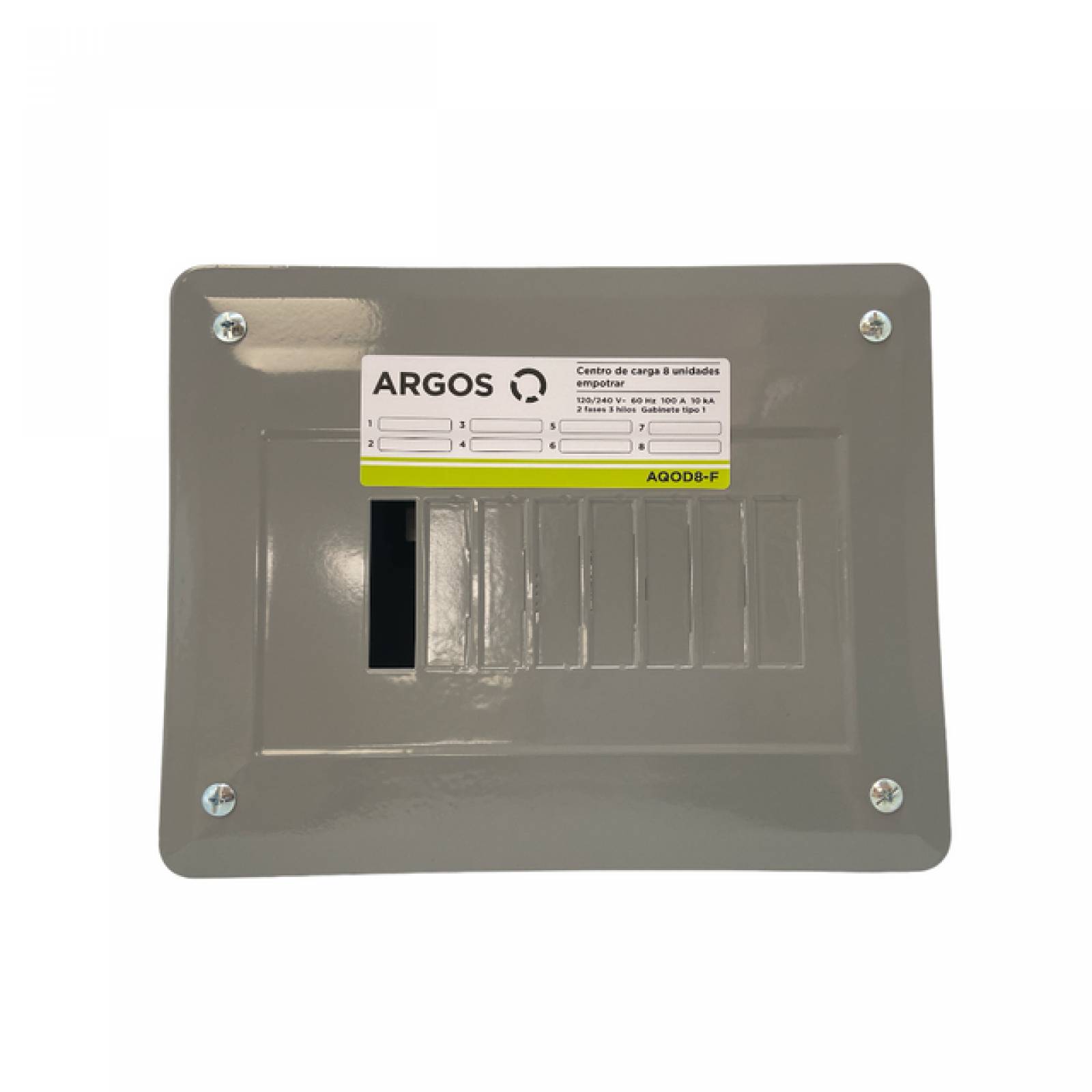 ARGOS Centro de carga empotrable 8 polos