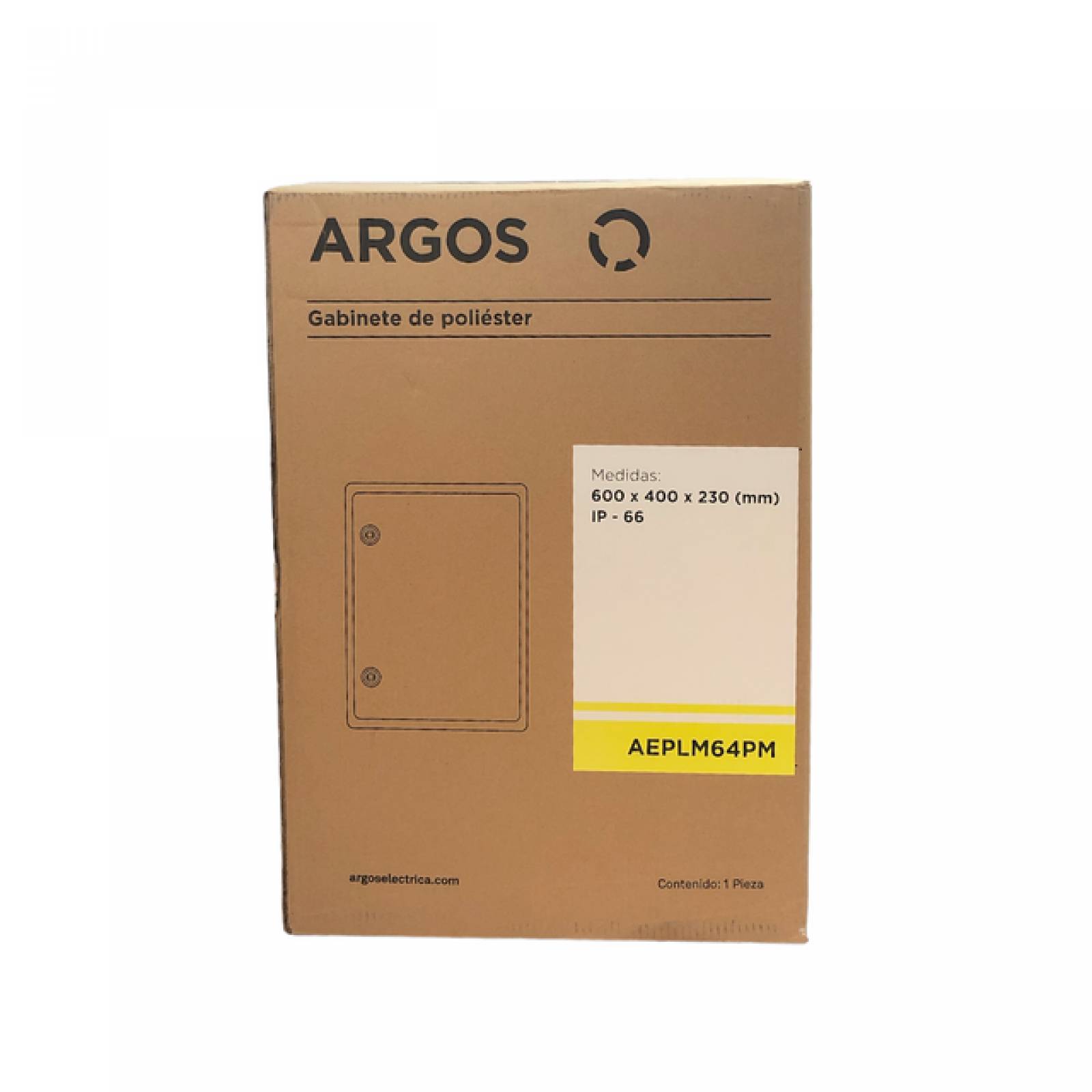 ARGOS Gabinete de poliester 60x40cm IP-66 