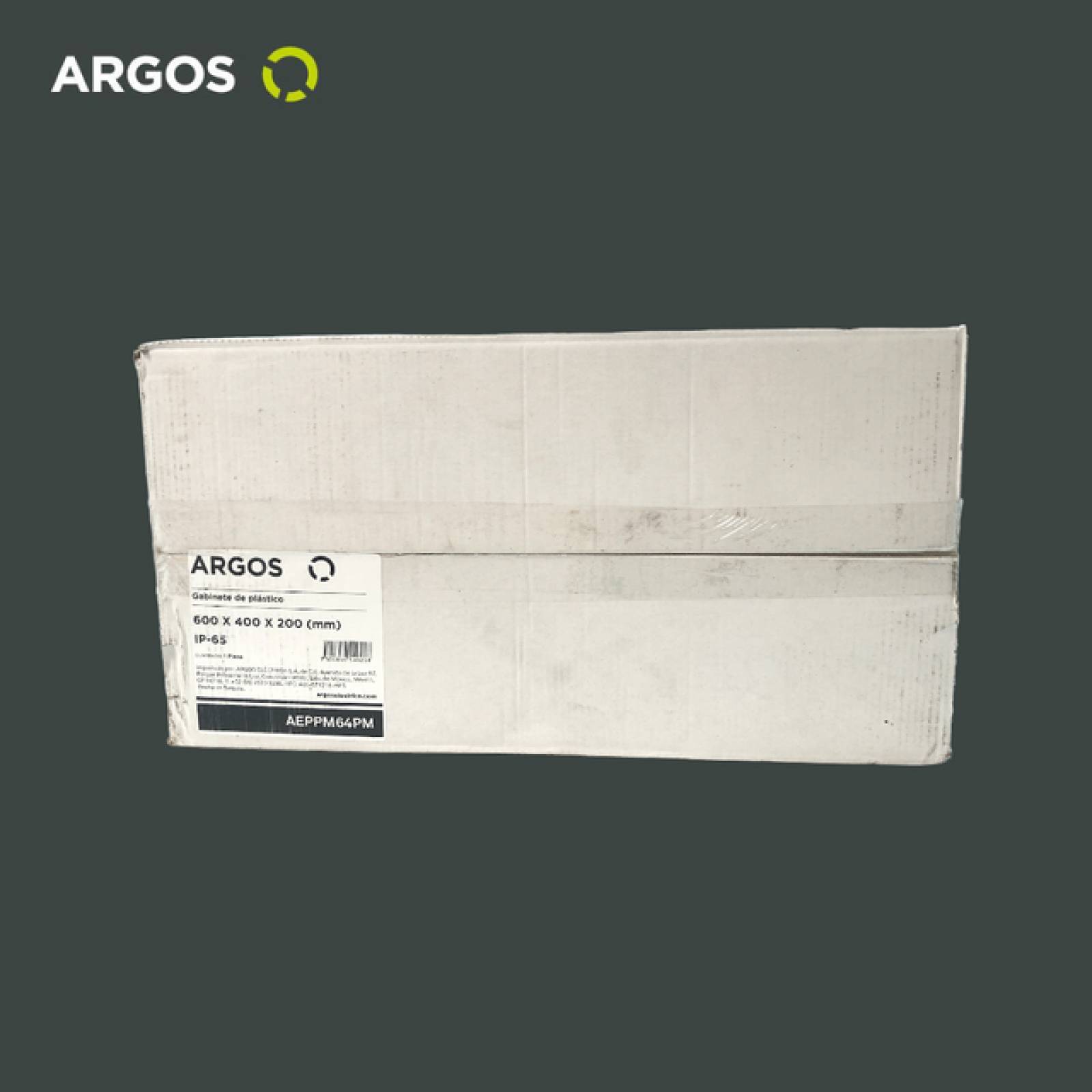 ARGOS Gabinete de plastico gris 60x40x20cm 