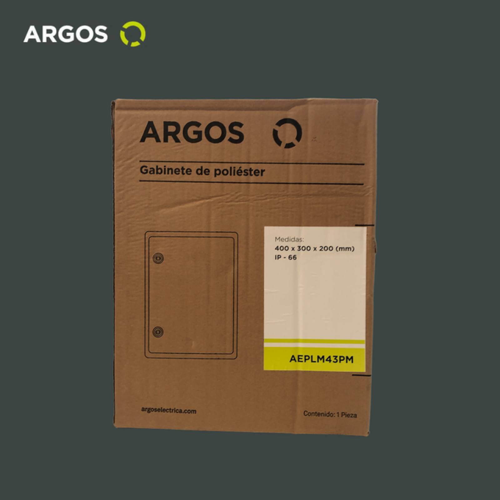 ARGOS Gabinete metalico 30x25x15cm 