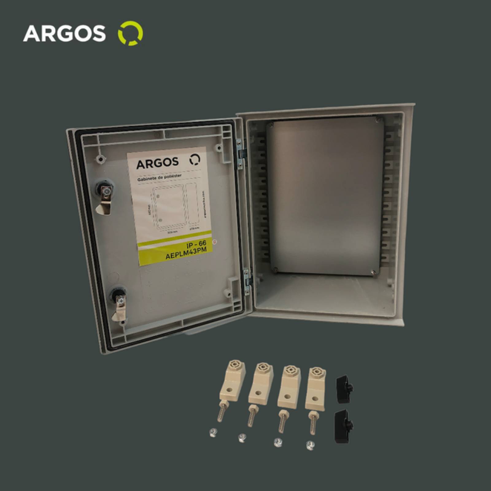 ARGOS Gabinete metalico 30x25x15cm 