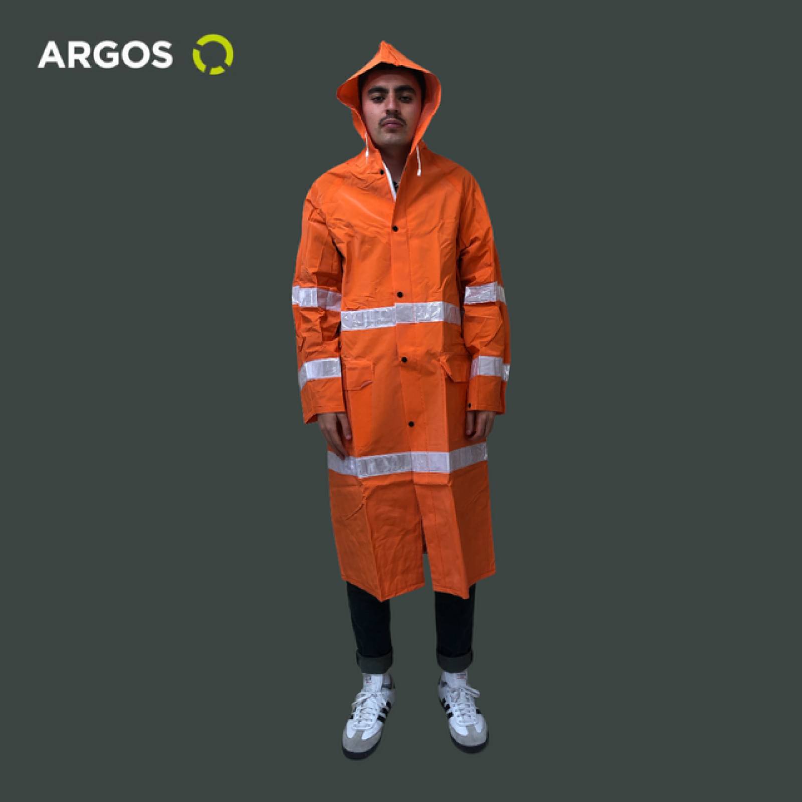 ARGOS IMPERMEABLES PARA LLUVIA CHAMARRA IMPERMEABLE HOMBRE DE ALTA VISIBILIDAD 