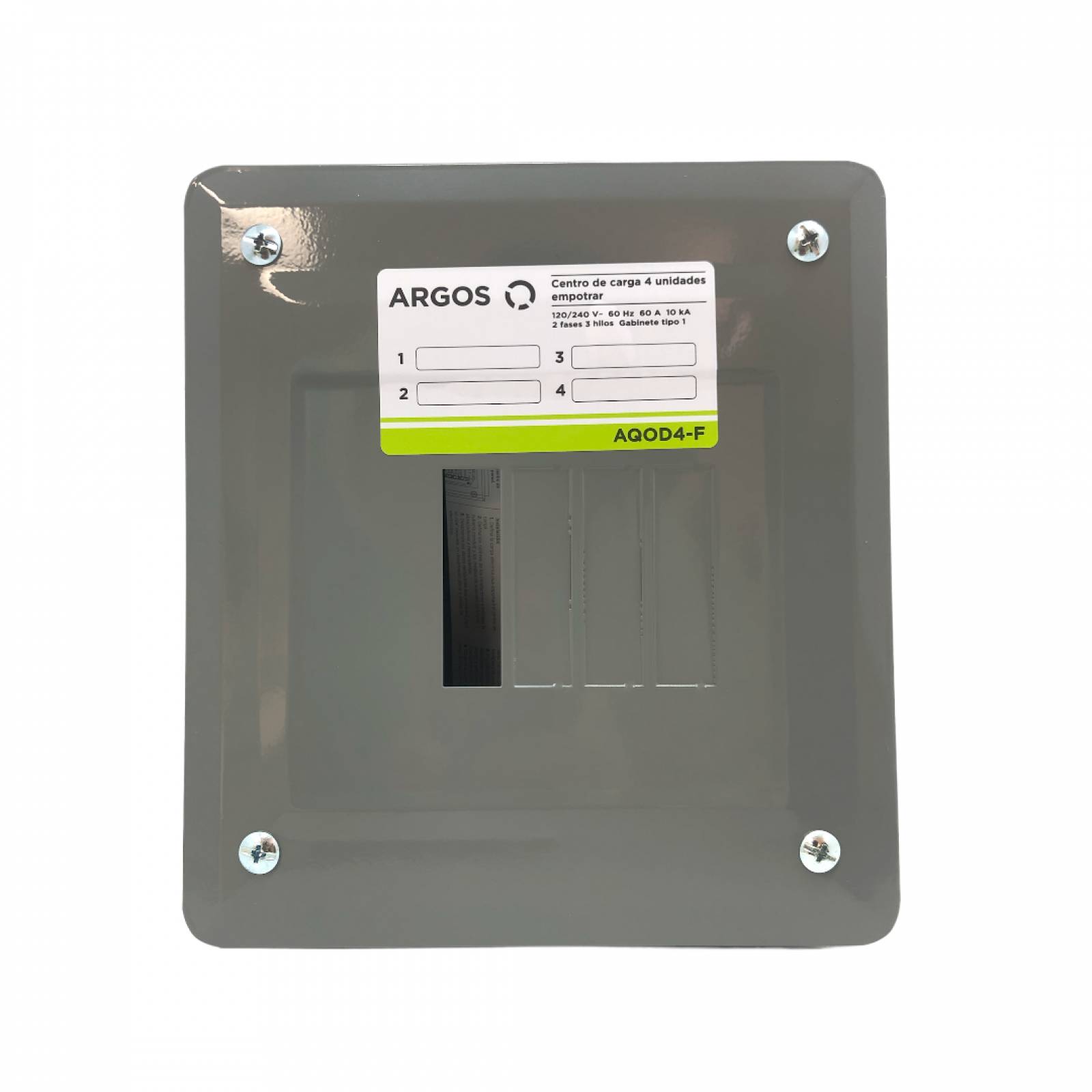 ARGOS Centro de carga empotrable 4 polos 