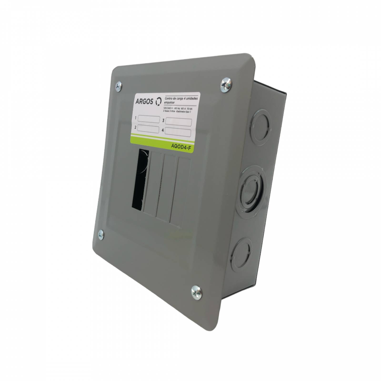 ARGOS Centro de carga empotrable 4 polos 